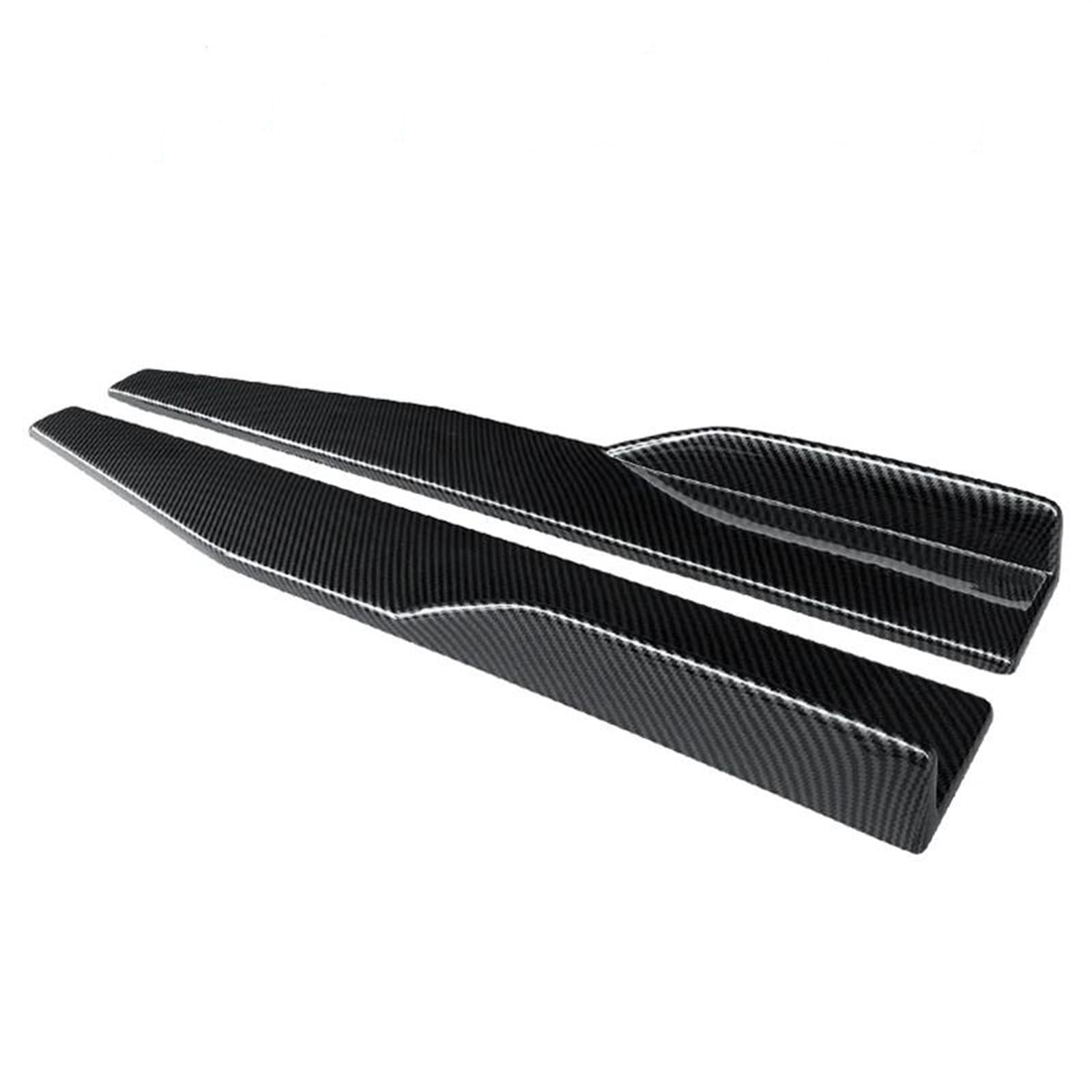 Auto-Heckspoiler für Camry 2010–2023 2019, Stoßstangen-Diffusor, Spoiler, Schürzen, Flügelverlängerungen, 75 cm, Carbon-Optik, ABS, für linke/rechte Seite, SCSTHRCRA (Kohlefaser-Optik) von SCSTHRCRA