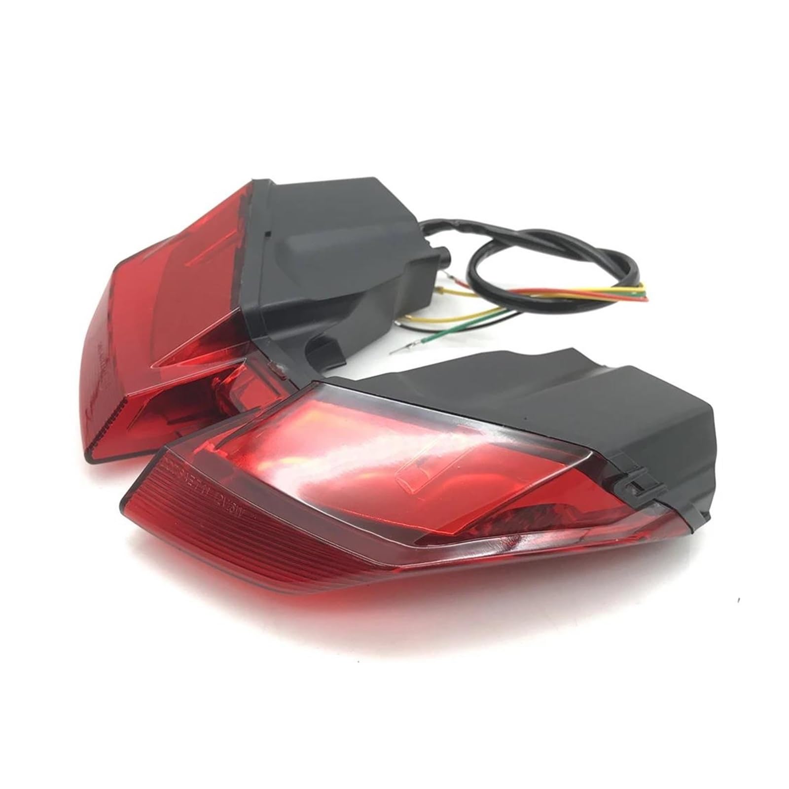 SCSTHRCRA Motorrad Bremsleuchten Für D&UCATI Für Hypermotard 821 939 950 SP Motorrad Bremse Hinten Licht Rücklicht Blinker Anzeige Shift Blinker Lampe (Red) von SCSTHRCRA