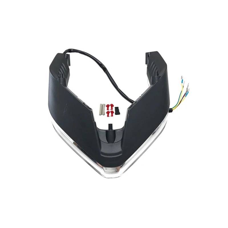 SCSTHRCRA Motorrad Bremsleuchten Für D&UCATI PANIGALE V2 V4 V4S V4R 2018-2023 Motorrad Bremse Hinten Licht Rücklicht Blinker Anzeige Shift Blinker lichter (Clear) von SCSTHRCRA