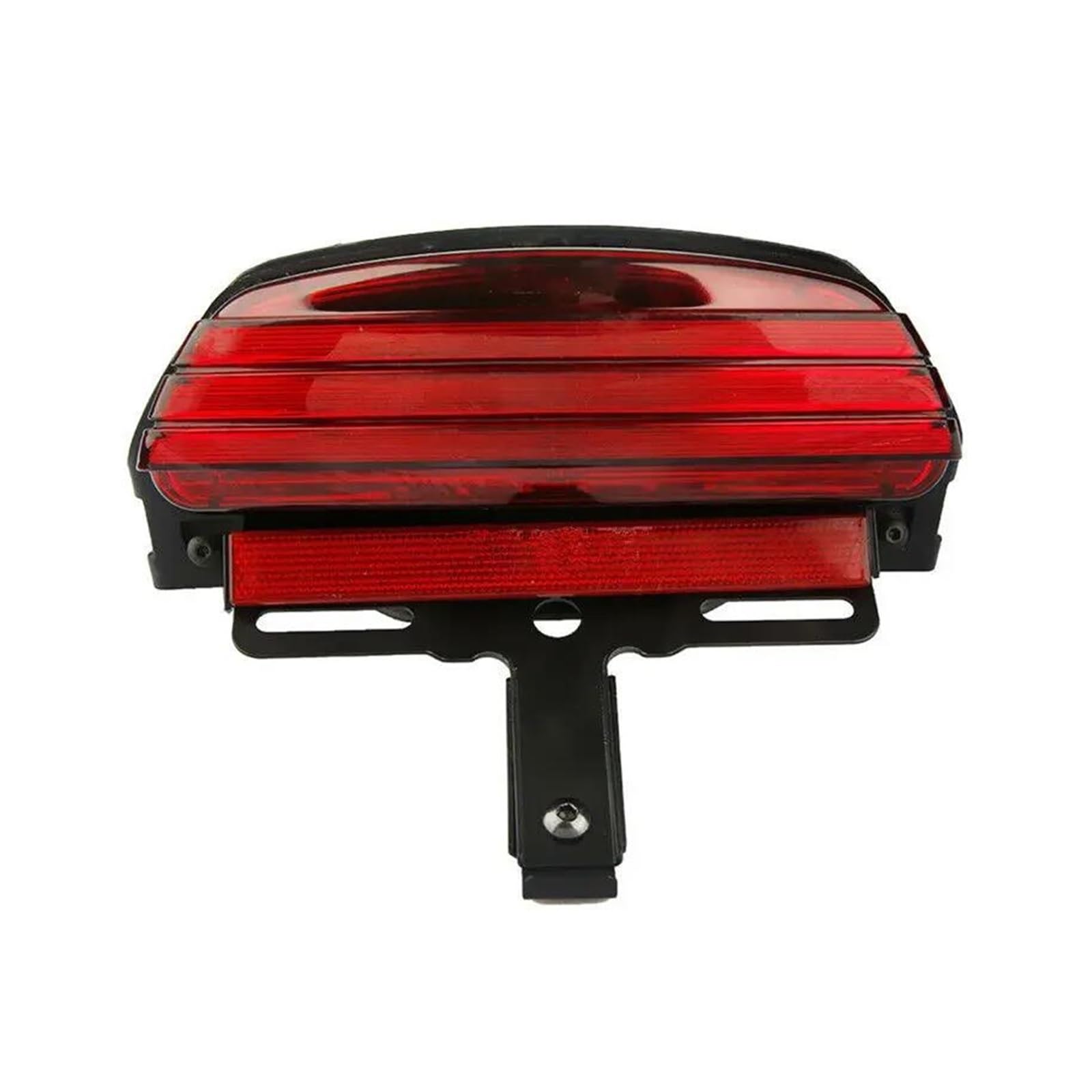 SCSTHRCRA Motorrad Bremsleuchten Für H&arley N&ight T&rain S&oftai FXSTB FXSTC FXSTS Motorrad Rücklicht Tri-Bar Heckfender Bremse Rücklicht Blinker Licht (Red) von SCSTHRCRA