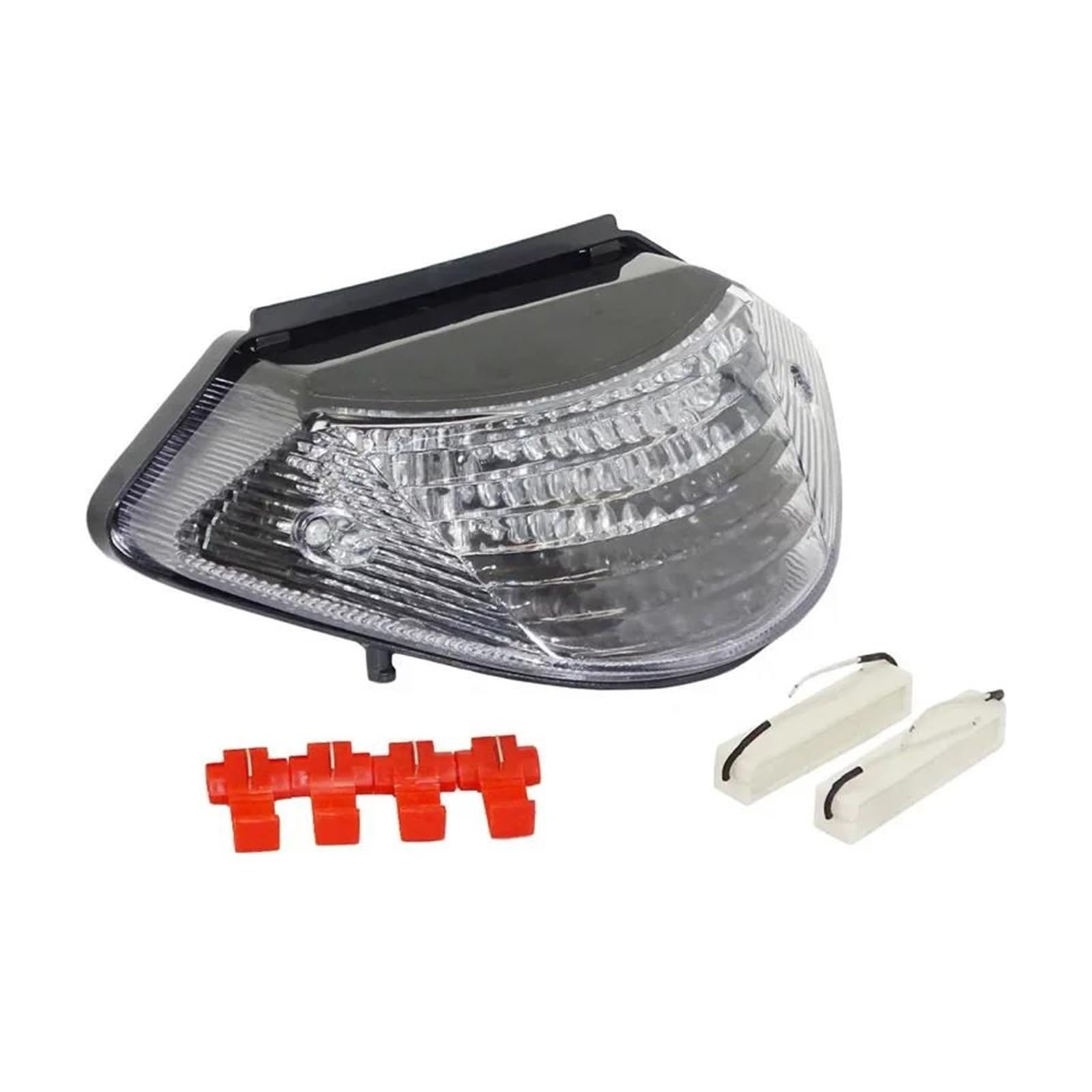 SCSTHRCRA Motorrad Bremsleuchten Für H&onda CB600F 599 Hornet PC36 2003 2004 2005 2006 Integrierte Blinker Rücklicht Hinten Schwanz Bremse Blinker Licht (Clear) von SCSTHRCRA