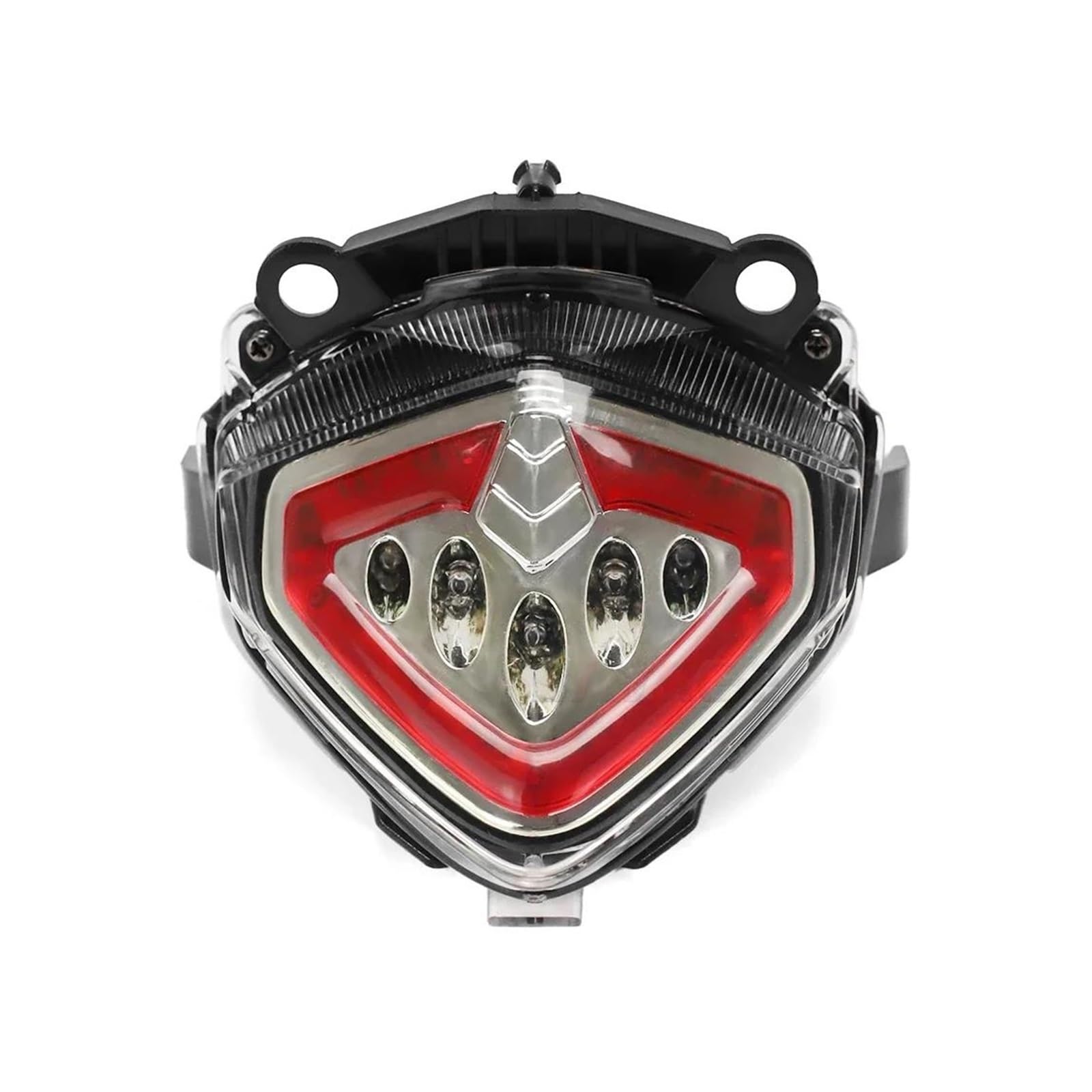 SCSTHRCRA Motorrad Bremsleuchten Für H&onda CBR500R 400R Integrierte Schwanz Zubehör 12V Motorrad Rückleuchten Rücklicht Blinker Anzeige Lampe (Clear) von SCSTHRCRA