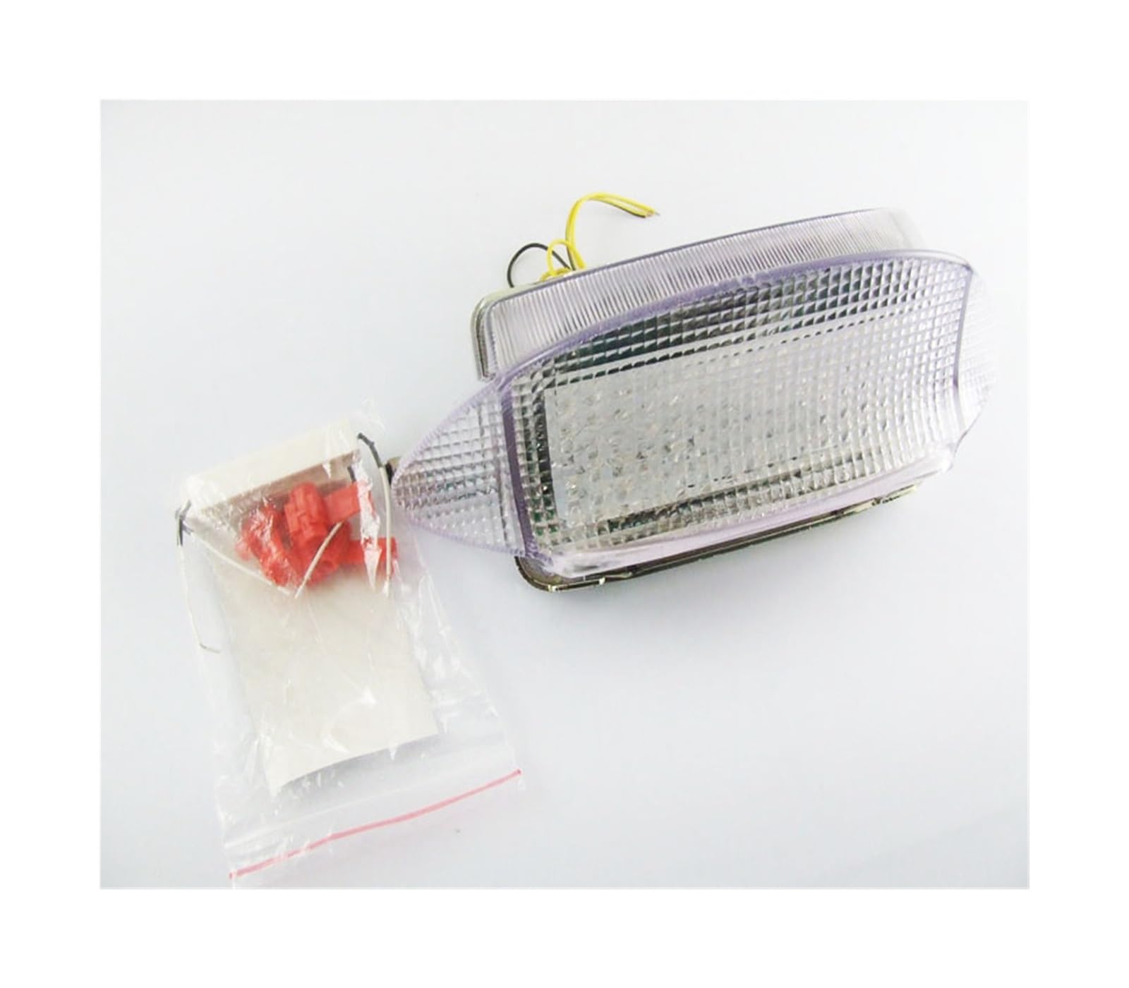 SCSTHRCRA Motorrad Bremsleuchten Für H&onda CBR600 F3 1997 1998 Motorrad Blinker Rücklicht Rücklicht (CLEAR) von SCSTHRCRA