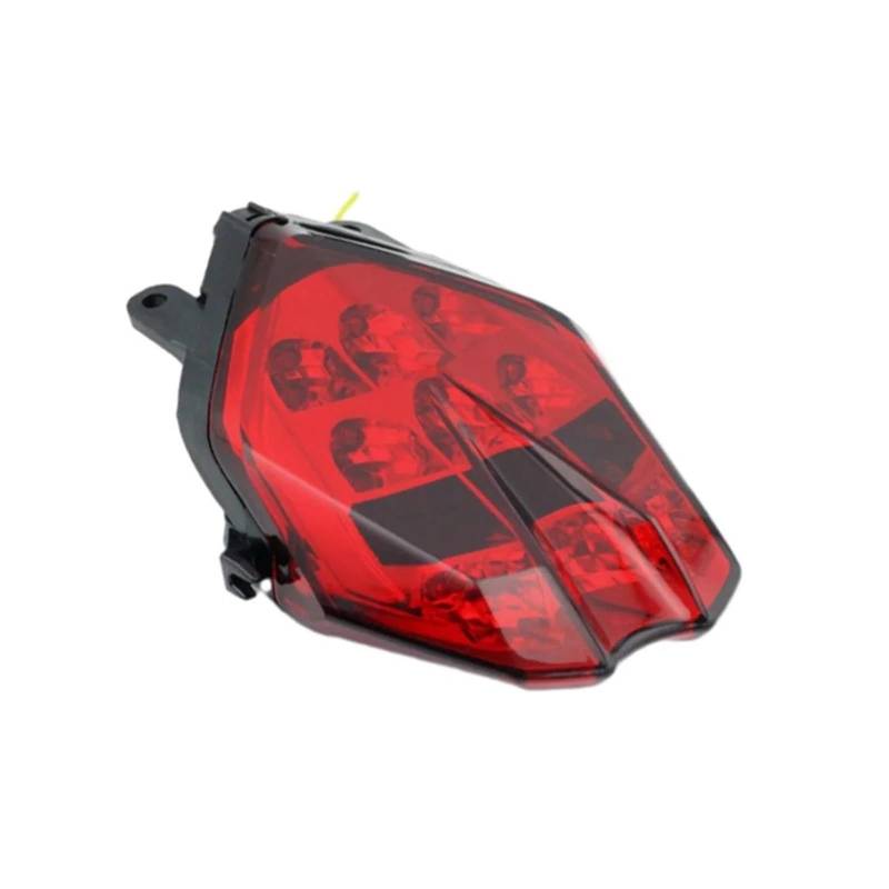 SCSTHRCRA Motorrad Bremsleuchten Für T&riumph Daytona 675 675R Für Speed ​​Triple 675 2013-2016 Motorrad Integrierte Rücklicht Blinker Rücklicht Bremslicht (Red Lens) von SCSTHRCRA