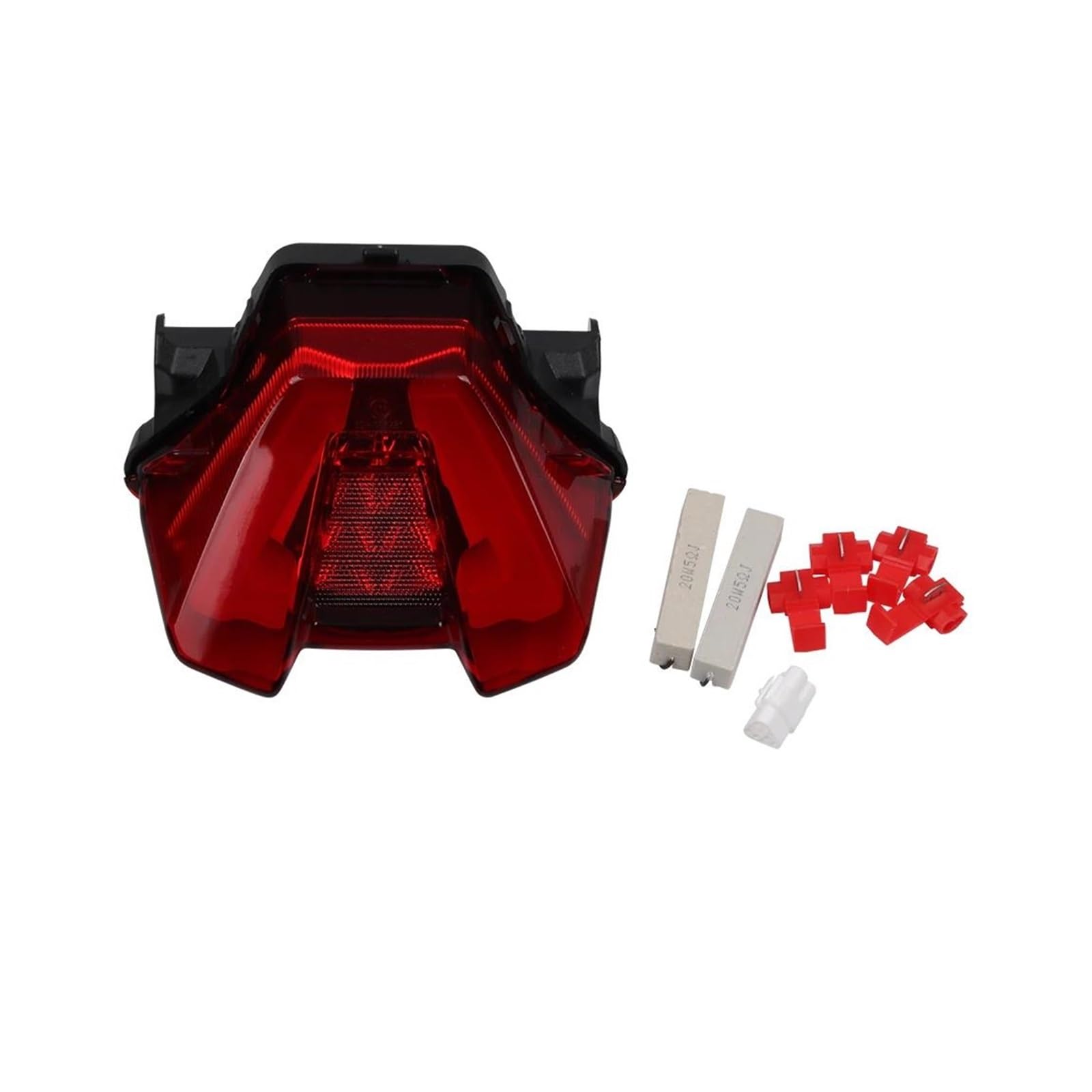 SCSTHRCRA Motorrad Bremsleuchten Für Y&amaha MT 07 MT-07 FZ07 2021-2023 Motorrad Zubehör MT07 Rücklicht Wasserdichte Bremse Hinten Lampe Ersatz Teile (Red case) von SCSTHRCRA