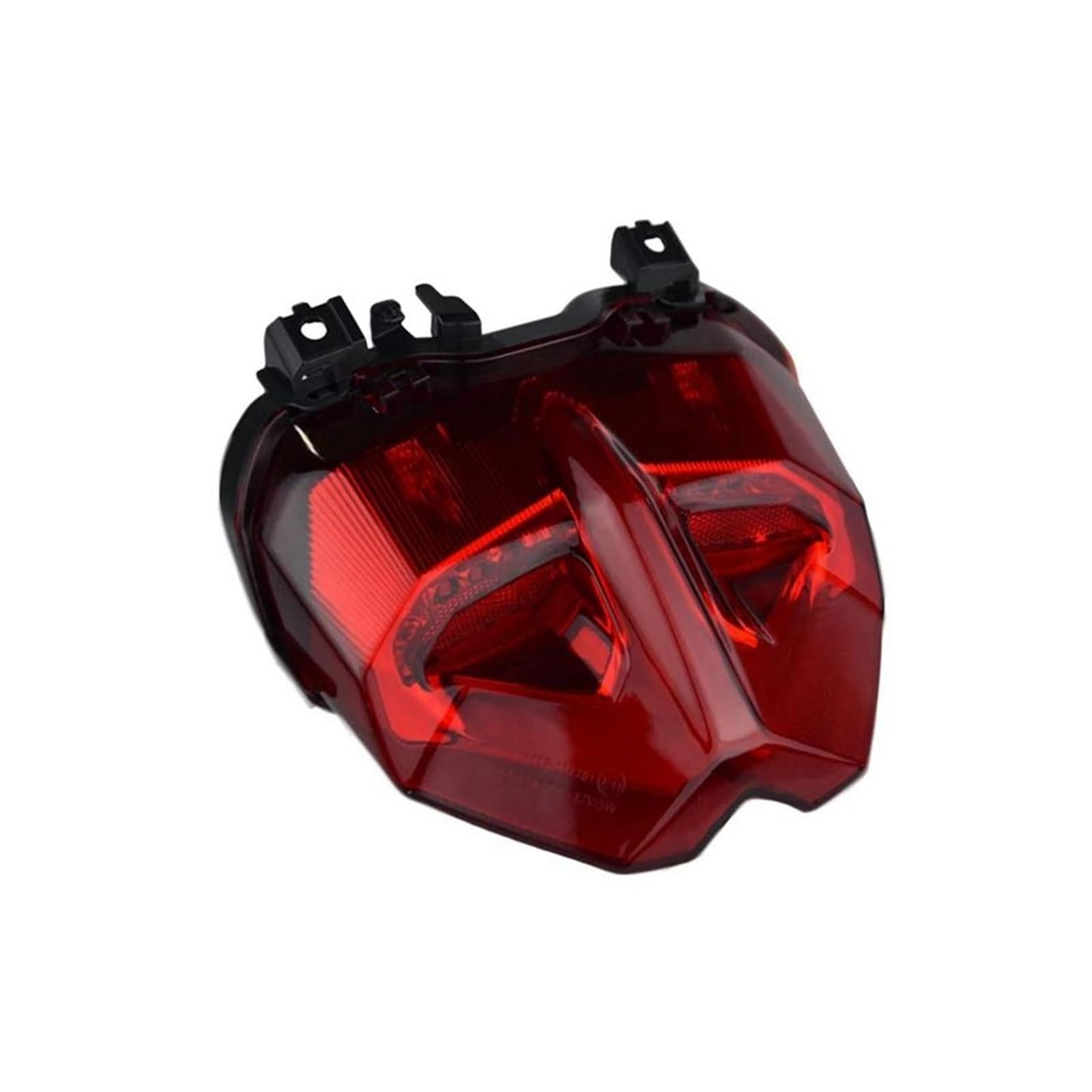 SCSTHRCRA Motorrad Bremsleuchten Für Y&amaha MT09 2021 2022 Hinten Rücklicht Motorrad Brems Blinker Integrierte Rückleuchten Wasserdicht (Red Shell) von SCSTHRCRA