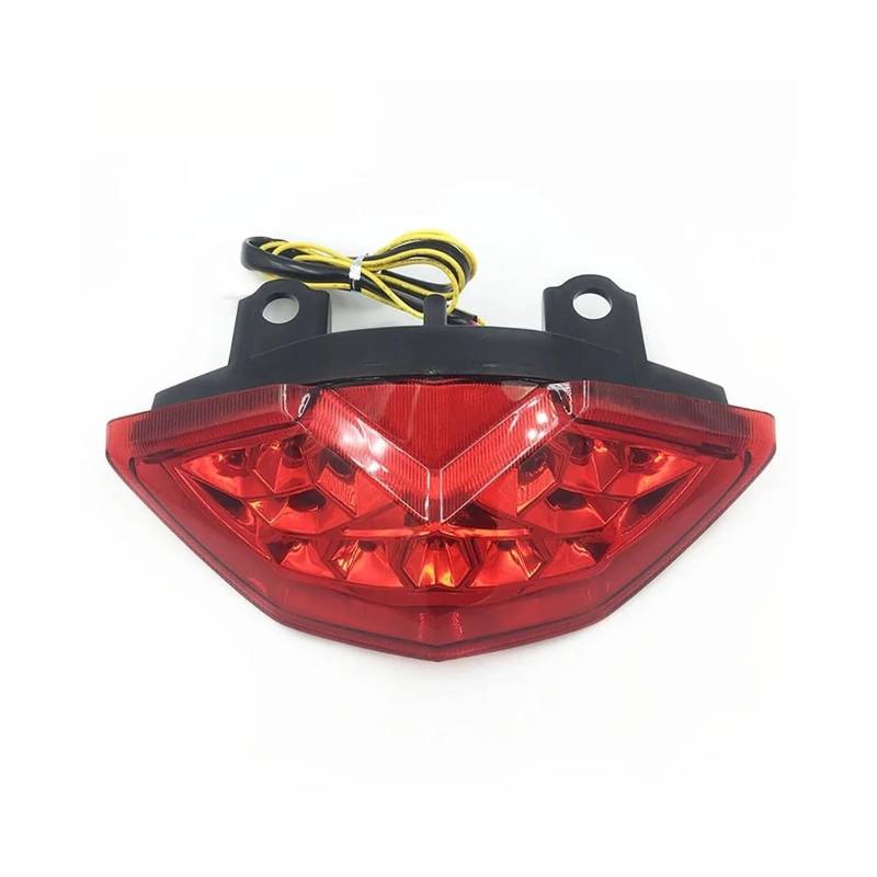 SCSTHRCRA Motorrad Bremsleuchten Motorrad Hinten Rücklicht Für K&awasaki Z1000 2010 2011 2012 2013 Brems Blinker Integriertes Licht Z 1000 Hinten Rücklicht (Red) von SCSTHRCRA