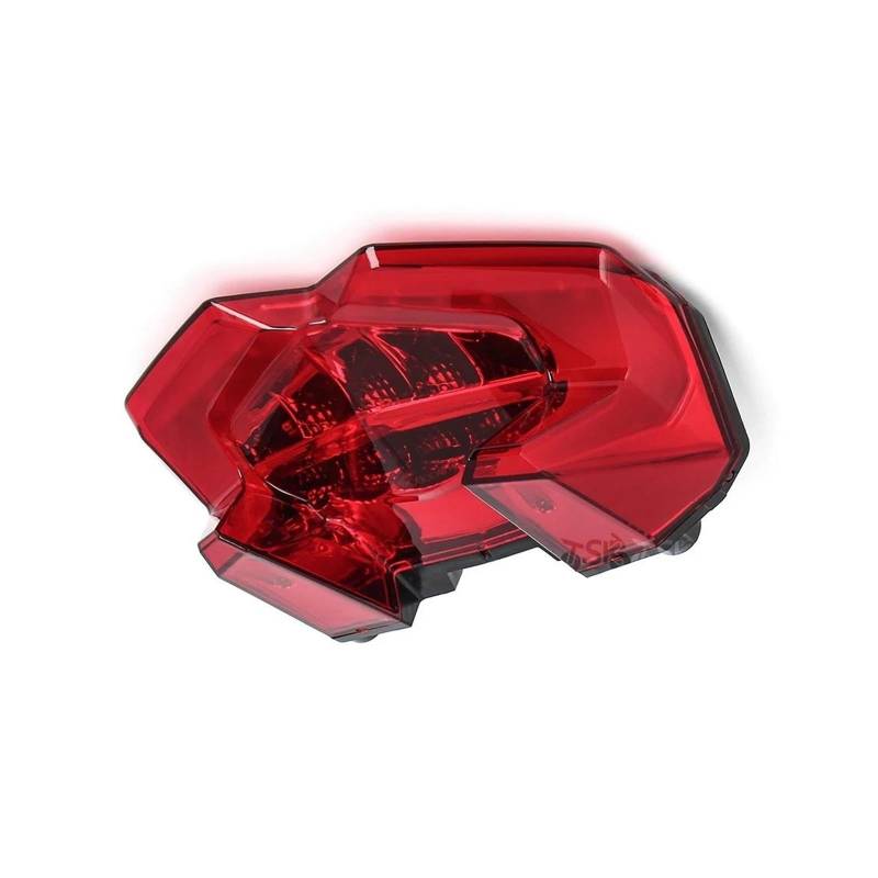 SCSTHRCRA Motorrad Bremsleuchten Motorrad Rücklicht Für D&UCATI V2 V2S Multistrada MTS950 Monster 1200 1260 Rücklicht Integrierte Blinker Lampe Zubehör (Red) von SCSTHRCRA