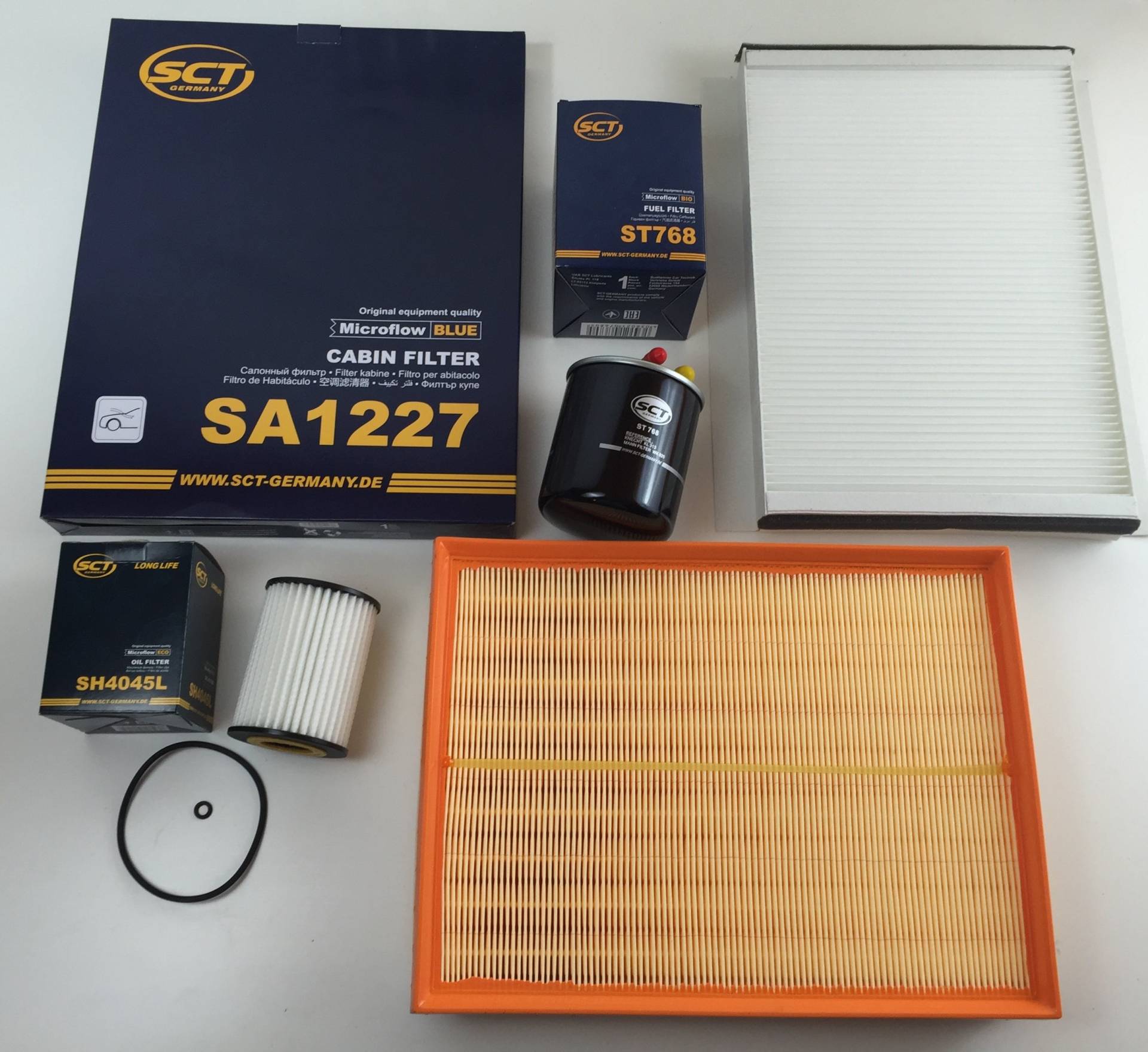 SCT GERMANY / WINFIL FILTERS FILTERSET ÖLFILTER LUFTFILTER INNENRAUMFILTER KRAFTSTOFFFILTER SPRINTER 906 CDI von SCT GERMANY / WINFIL FILTERS