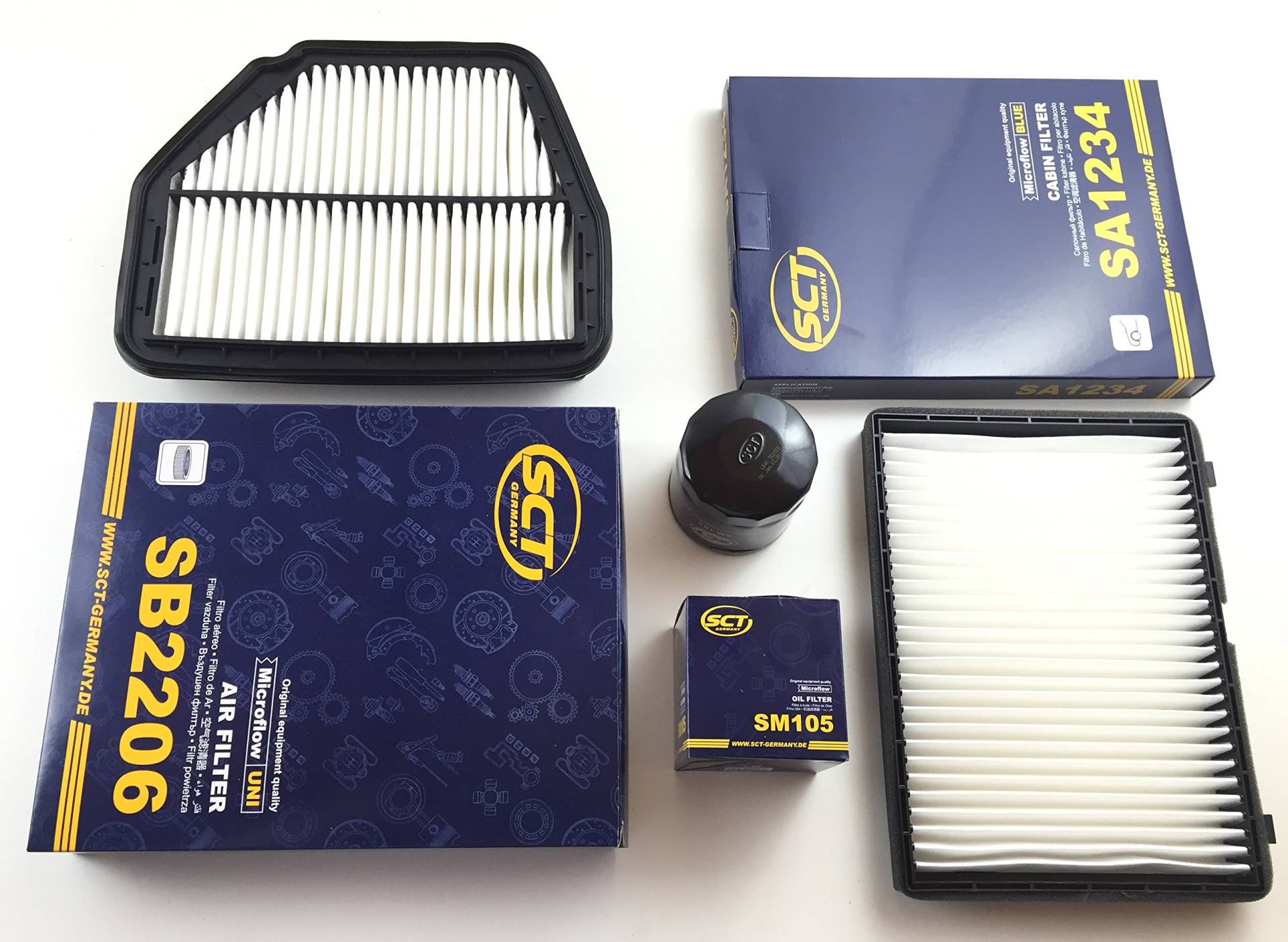 FILTER SET ÖLFILTER POLLENFILTER LUFTFILTER CAPTIVA C100 C140 2.4 von SCT GERMANY