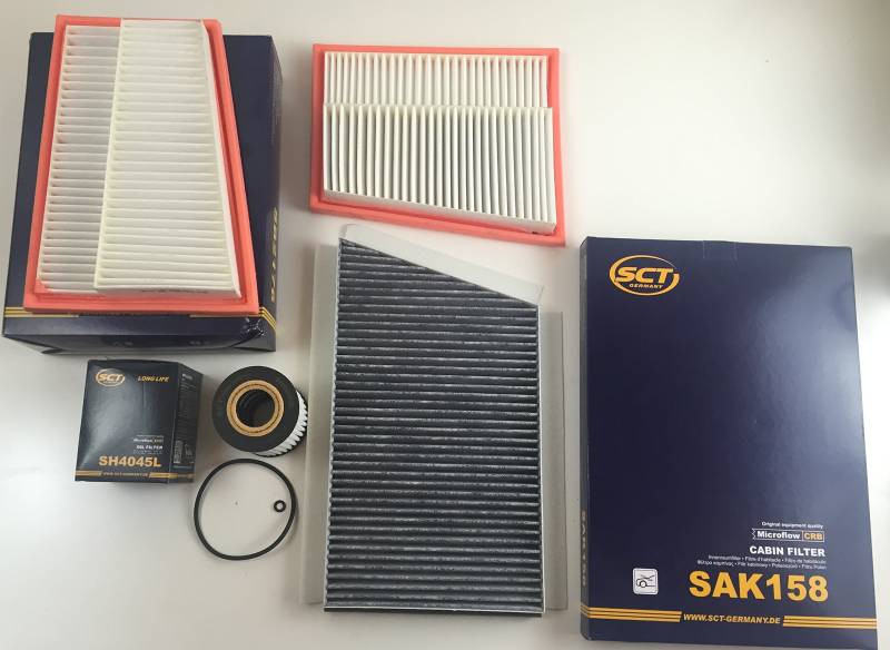 FILTER SET SCT GERMANY C-KLASSE W203 S203 CLK A209 C209 320 CDI 224 PS von SCT GERMANY