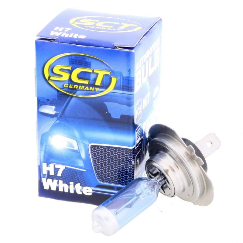 H7 - KFZ Glühlampe Glühbirne - WHITE PLASMA XENON - 12 V - 55 Watt von SCT-Germany