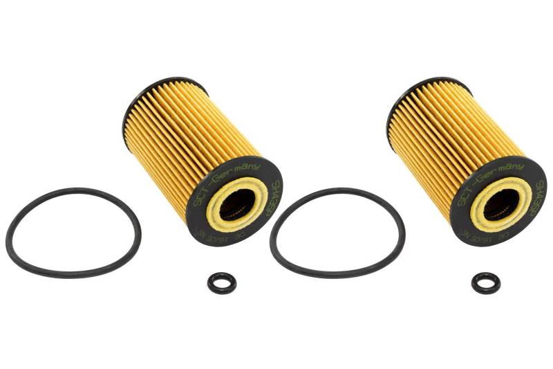 Ölfilter 2 X SCT SH 435 P für Mercedes Benz A Klasse W168 Vaneo 414 A140 A160 A1 von SCT