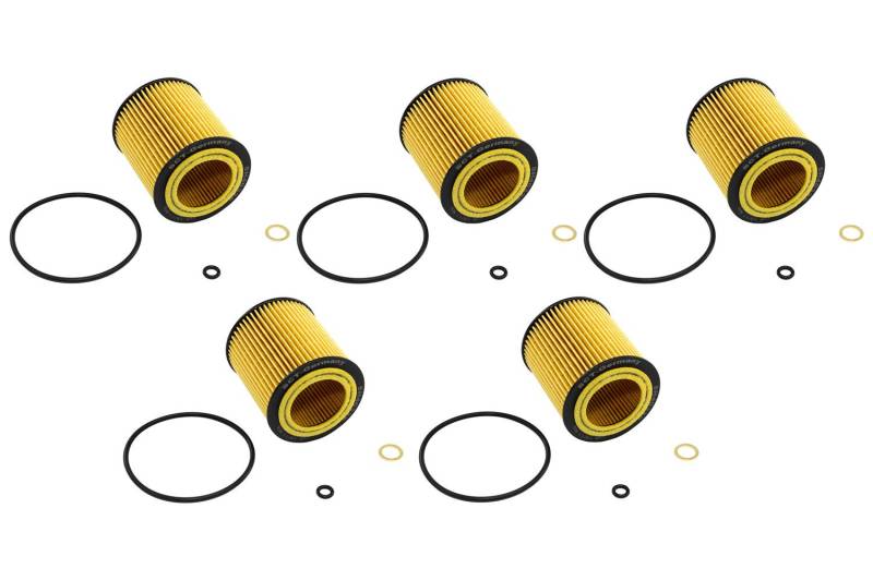 Ölfilter 5 X SCT SH 4032 P für BMW 1er 3er 5er 6er 7er X3 Z4 E85 E83 E61 E60 E91 von SCT