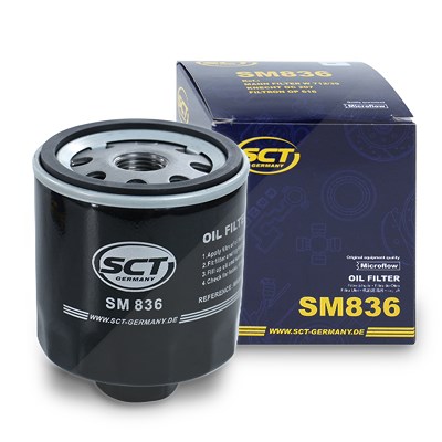 Sct - Mannol Ölfilter [Hersteller-Nr. SM 836] für Audi, Seat, Skoda, VW von SCT - MANNOL