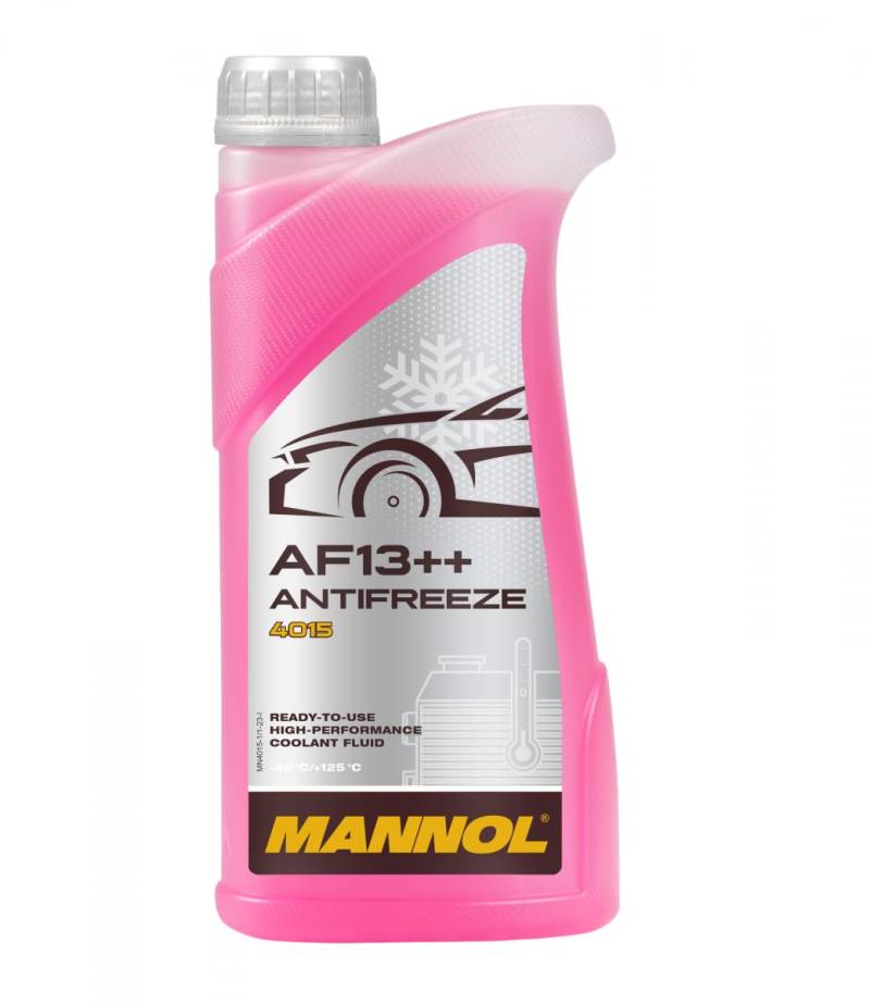 1L Mannol Kühlerfrostschutz AF12++ Rot High Perfomance Antifreeze -40 Grad