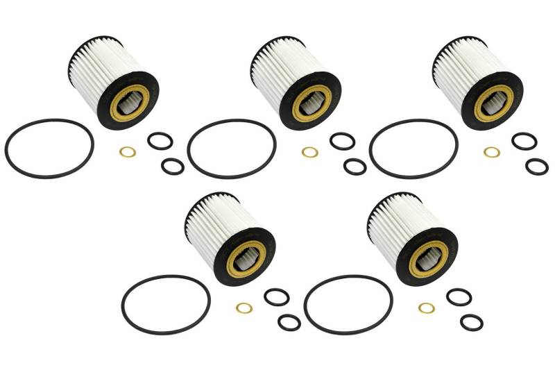 Ölfilter 5 X SCT SH 4792 L für BMW 1er 3er 5er 1 er 3 er 5 er X1 X3 Z4 Roadster von SCT