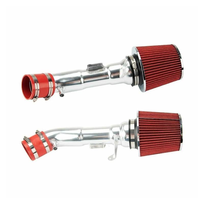 Ansaugrohr Für Infiniti G37 3.7L 2008-2013 Lufteinlässe Teile High Flow Cold Air Intake System Filter Kit Lufteinlass(Rot) von SCUASKJ