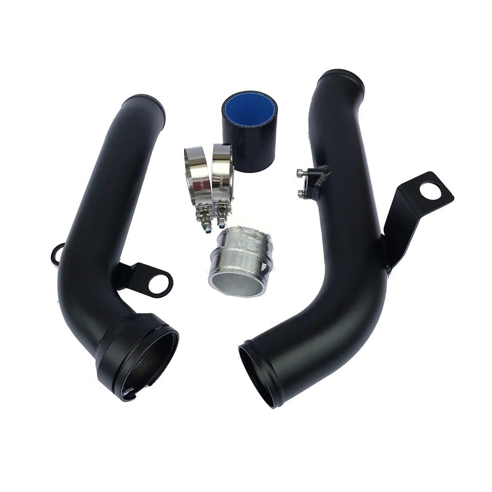 Ansaugrohr Für VW Für Golf MK5/MK6/für GTI/für Scirocco Für TT/A3 2.0 Für TSI Black Entladungsrohrumwandlungsumwandlung Boost Pipe Kit Anpassungen Lufteinlass(Schwarz) von SCUASKJ