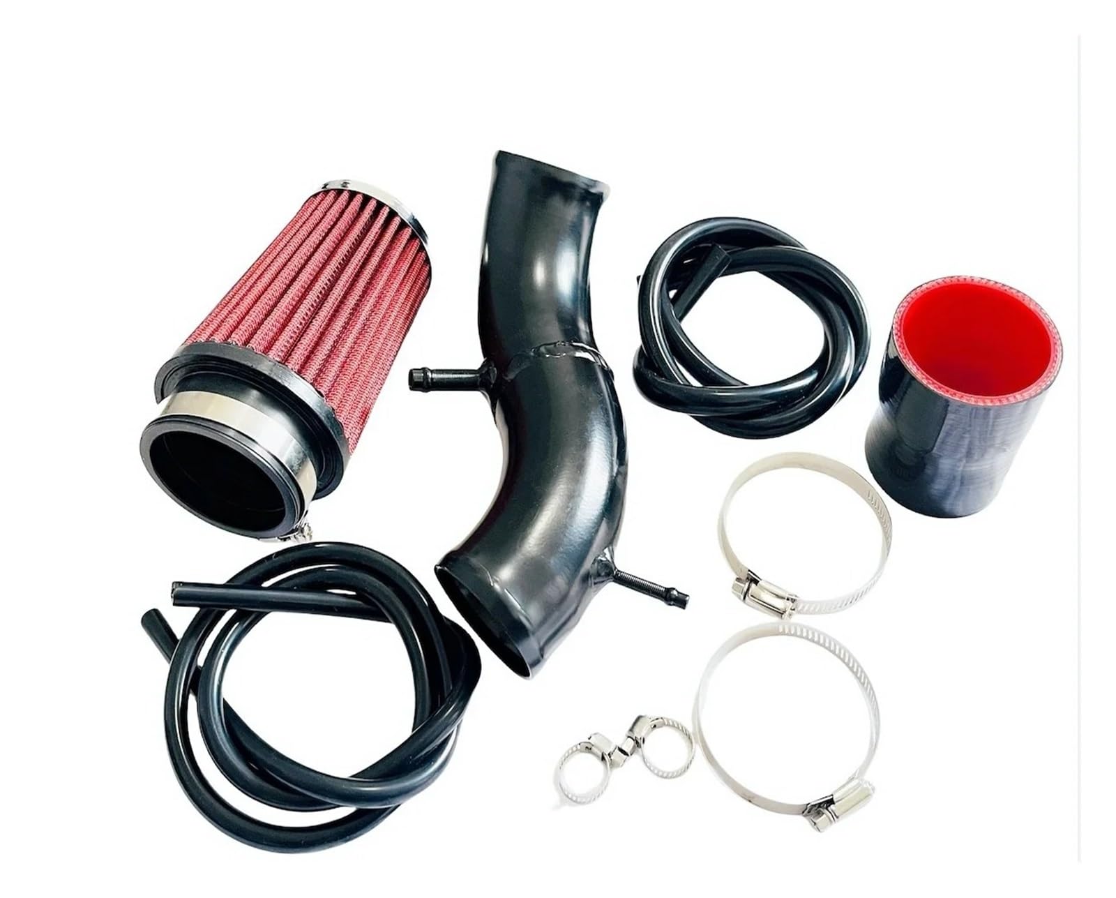 Ansaugrohr Lufteinlass Hohe Durchfluss -Vorschubsystem Im Airbox -Position Ersatzteile Air Einlasskit Für Abarth 500 595 695 Lufteinlass(HY-DR001 RED) von SCUASKJ