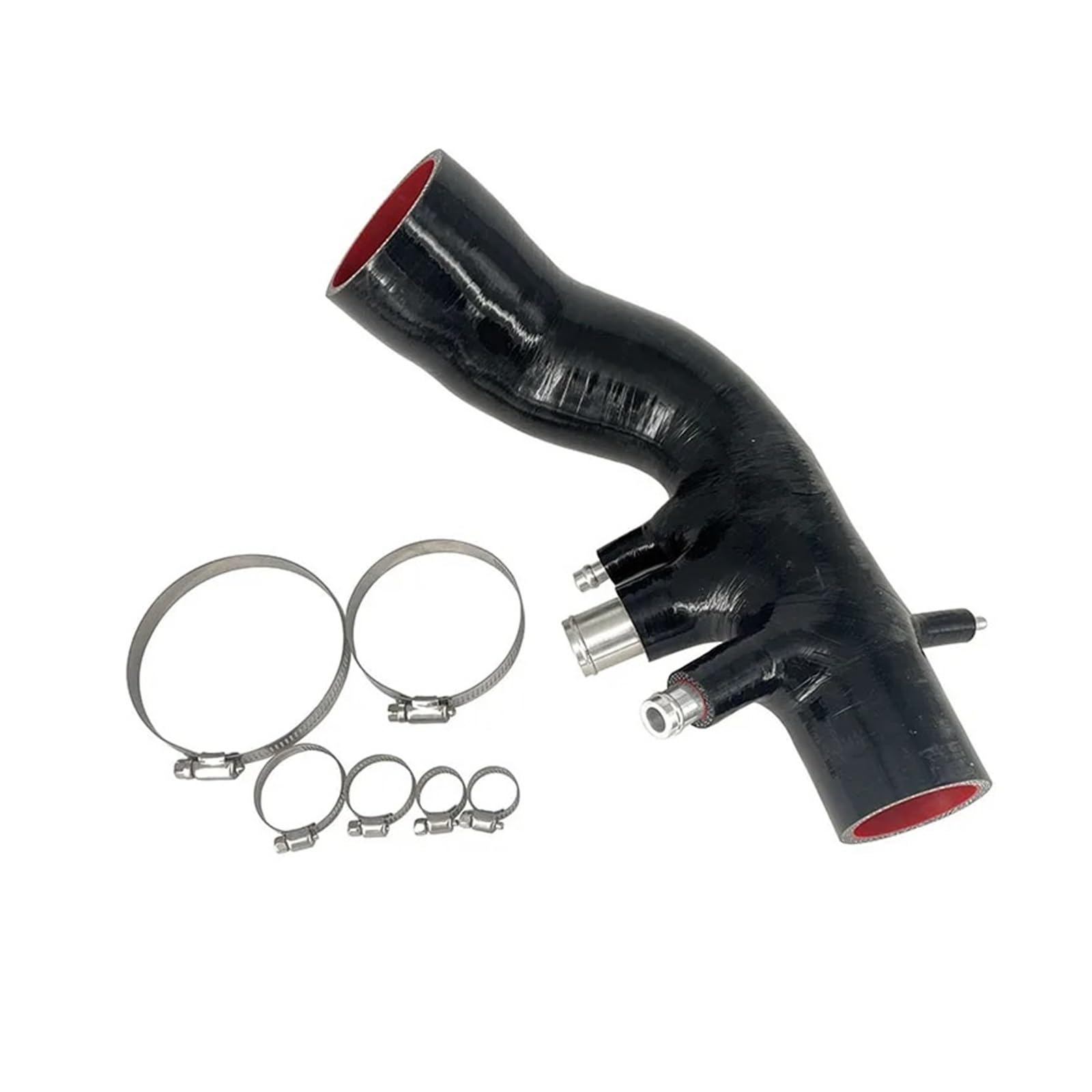 Ansaugrohr Turbo Ansaugschlauch Aus Silikon Airbox Für Turbo Für Alfa Romeo Für Mito Für 1.4L 16V Für Turbojet Für TJet Motor Lufteinlass(Black A) von SCUASKJ