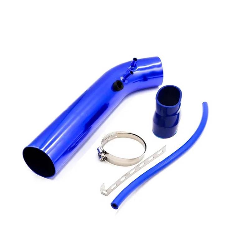 Ansaugrohr Universal 3'' Zoll 76mm Rohre Kaltes Aluminium Auto Luftansaugrohr Kit Luftansaugsystem Kanalrohr Kit Luftfilter Lufteinlass(Blau) von SCUASKJ