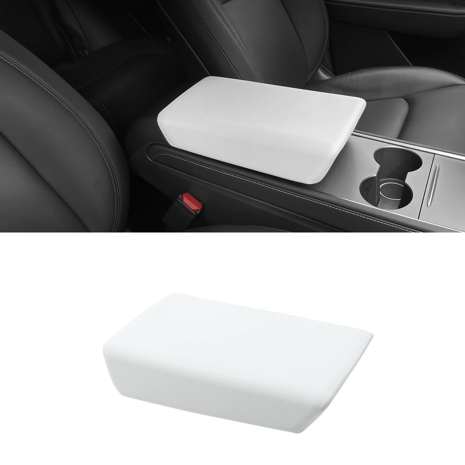 Automobilinnenraum Für Tesla Für Modell Y 3 2017-2020 2021 2022 2023 Auto Hinten Air Vent Outlet Conditioner Anti Kick Board Trim Handlauf Abdeckung Innen Dekoration Interieurleisten(Armrest) von SCUASKJ