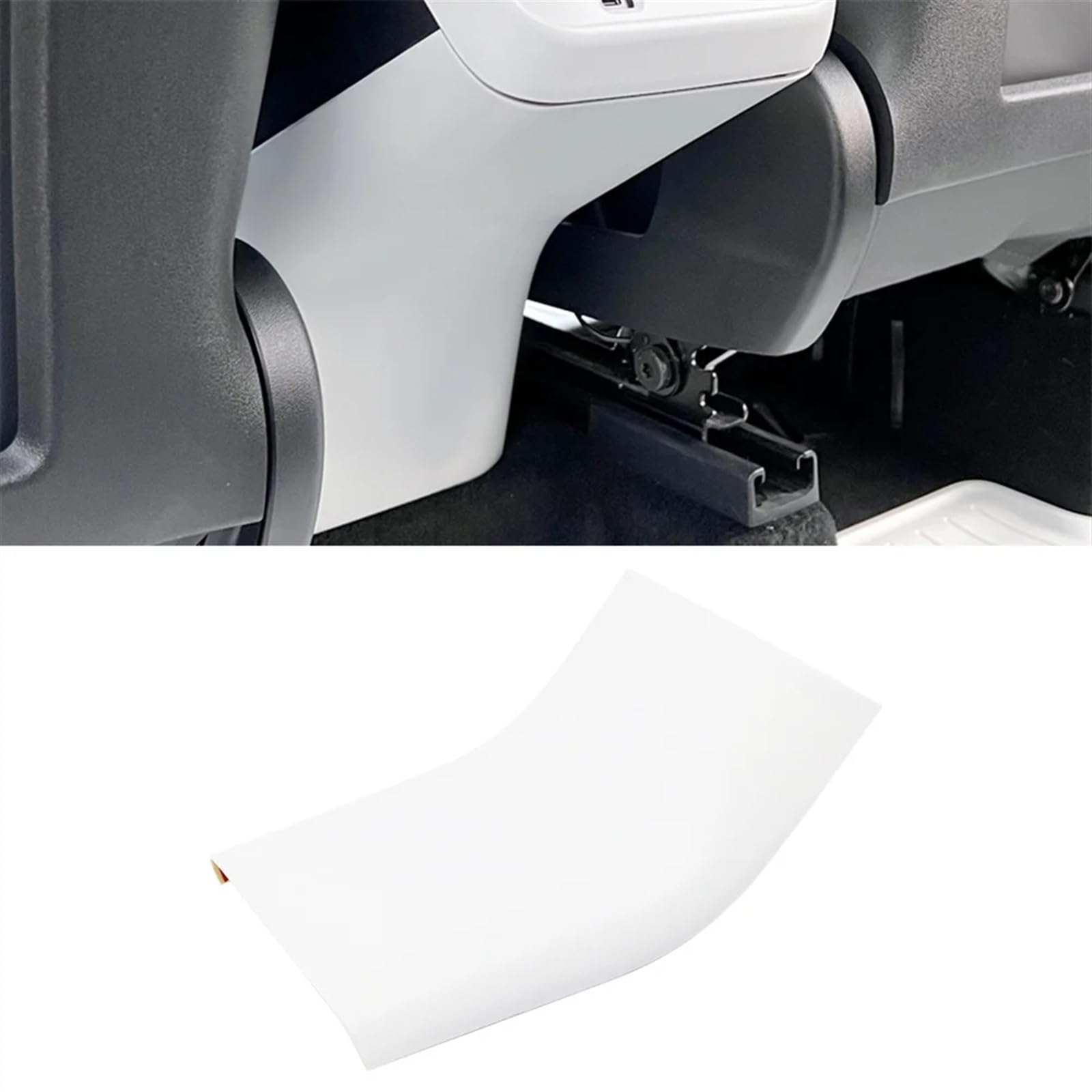 Automobilinnenraum Für Tesla Für Modell Y 3 2017-2020 2021 2022 2023 Auto Hinten Air Vent Outlet Conditioner Anti Kick Board Trim Handlauf Abdeckung Innen Dekoration Interieurleisten(Plate) von SCUASKJ