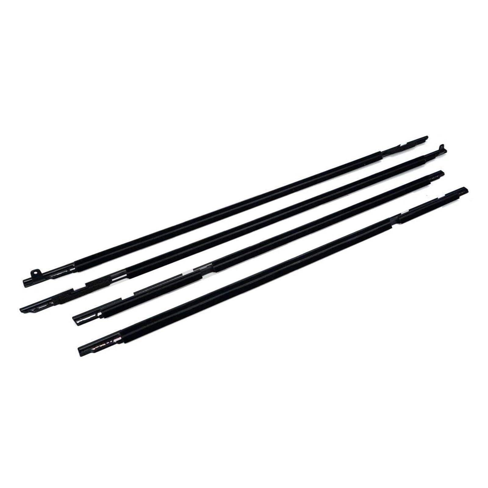 Autotür Türdichtung 4 STÜCKE Für Toyota Für Land Für Cruiser 80 Für Serie LX450 1991-1998 Äußere Windows Gummi Weatherstrip Tür Abdichtung Gürtel Moulding Trim Fensterdichtungen(Schwarz) von SCUASKJ