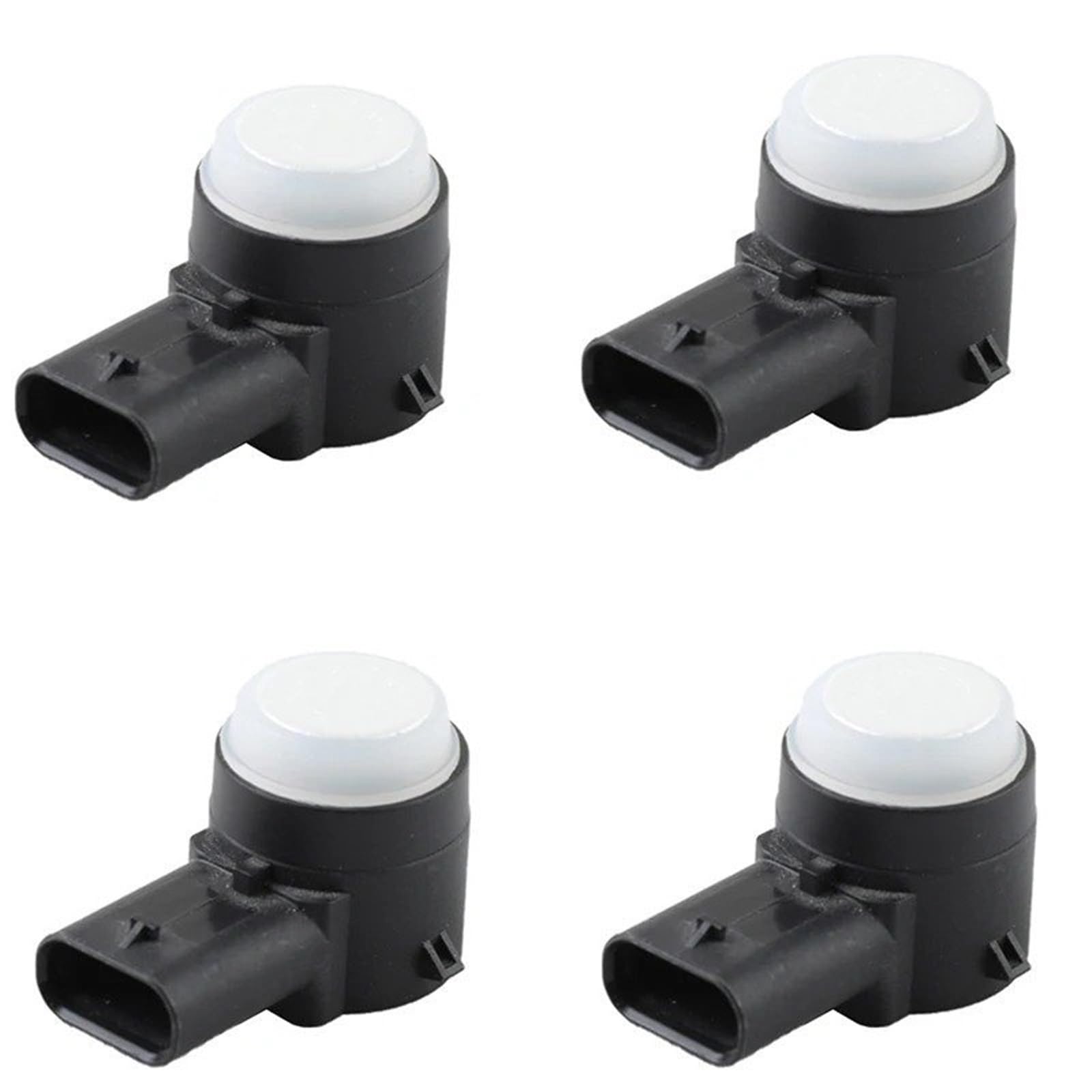 Einparkhilfe Für Cruze Für Spark Für Volt Für Ecotec 23370671 Auto PDC Parkplatz Sensor Einparksystem(4pcs White) von SCUASKJ