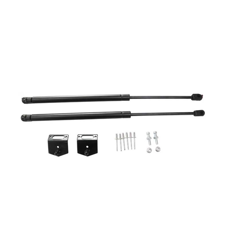 Fronthaube Gasfeder 2Pcs Für Jeep Für Wrangler JK 2007-2017 Front Hood Heben Unterstützung Streben Bar Stangen Korrosion-beständig Kolben Hydraulische Streben Stangen Motorhauben Gasfeder von SCUASKJ