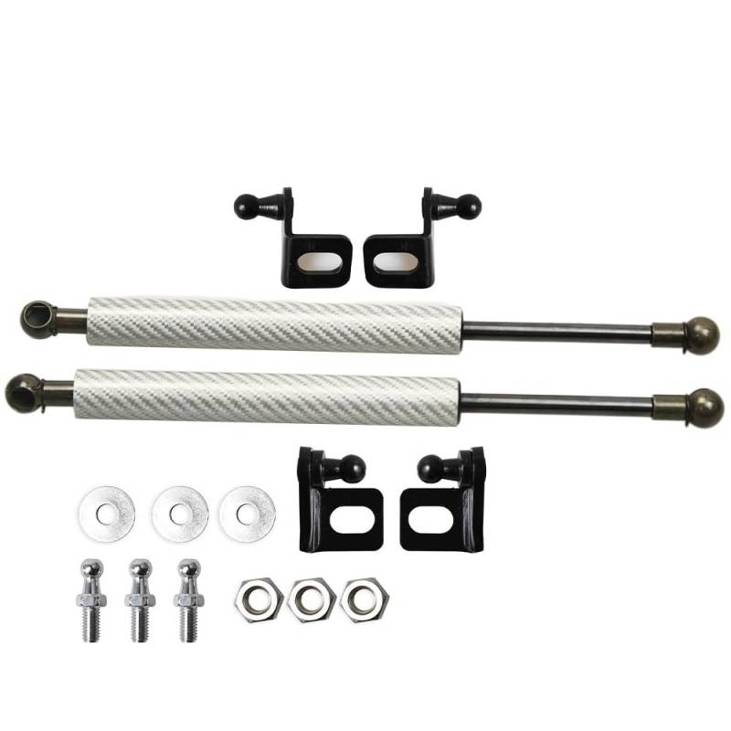 Fronthaube Gasfeder Für Daihatsu Für Terios Für Be‣go 2006-2017 2016 2015 2014 2013 2012 Fronthaube Ändern Lift Unterstützt Streben Stange Schock Dämpfer Prop Motorhauben Gasfeder(Silver carbob fiber) von SCUASKJ