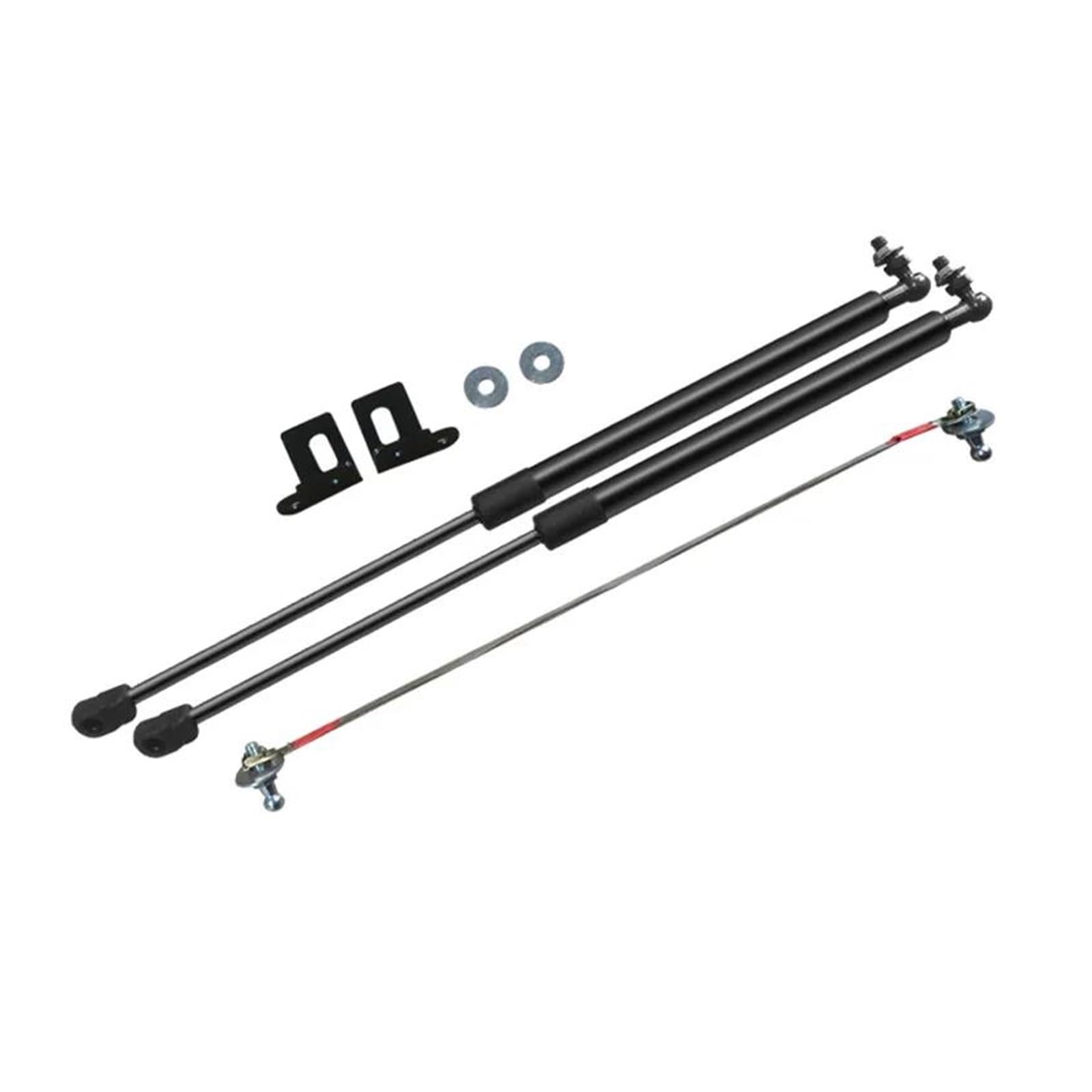 Fronthaube Gasfeder Für Toyota Für Sienna 2020 2021 2022 XL40 Auto Haube Strut Bars Hydraulische Stange Schock Frühjahr Unterstützung Gas Zubehör Absorber Dämpfer Lift Motorhauben Gasfeder(Kohlenschwa von SCUASKJ