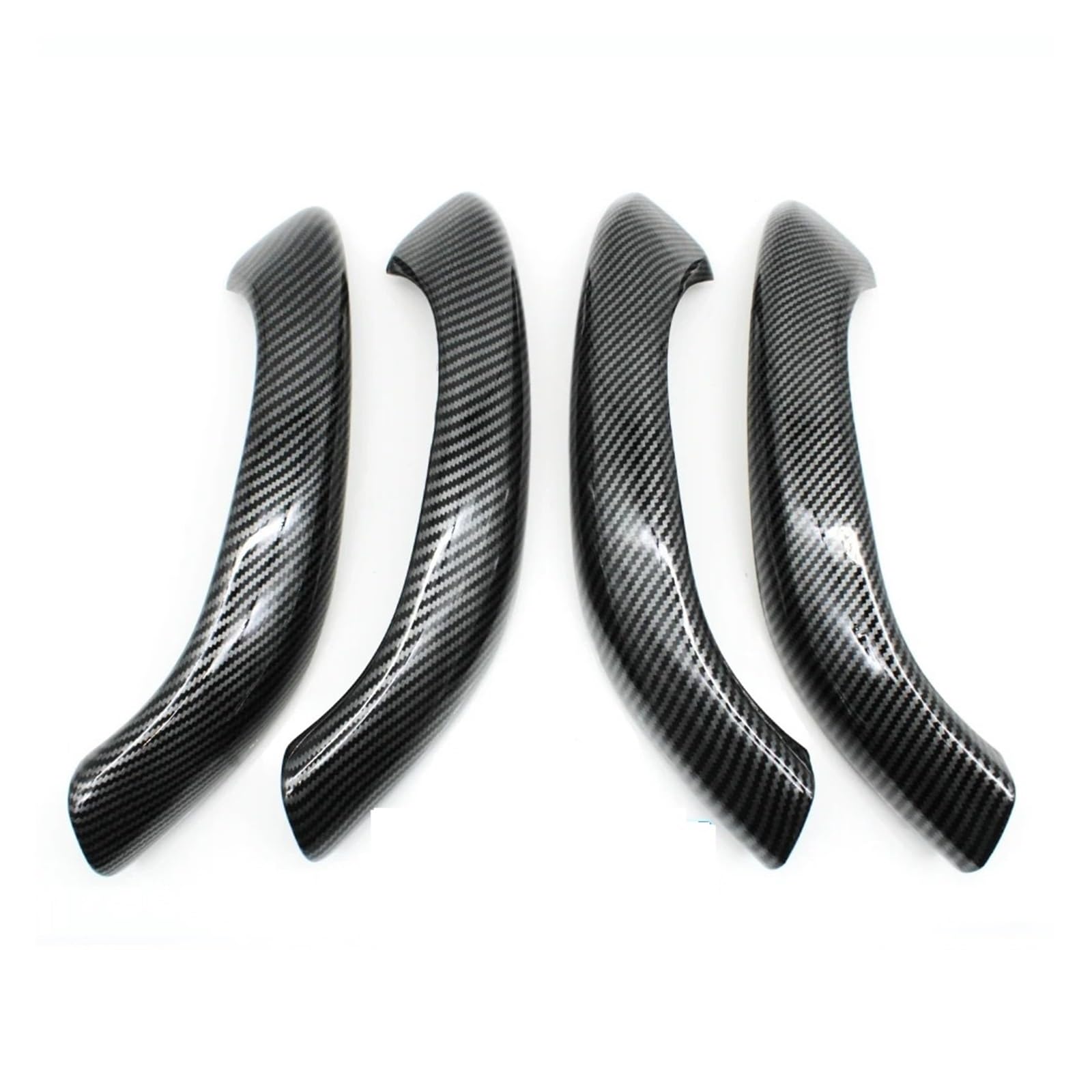 Interieur Dekor 2/4PCS Für BMW Für X1 Für X2 F48 F49 F39 2016-2020 Innen Tür Links Rechts Pull Griff Äußere Abdeckung Trim Ersatz Auto-Innendekoration(Carbon Fiber 4PCS) von SCUASKJ