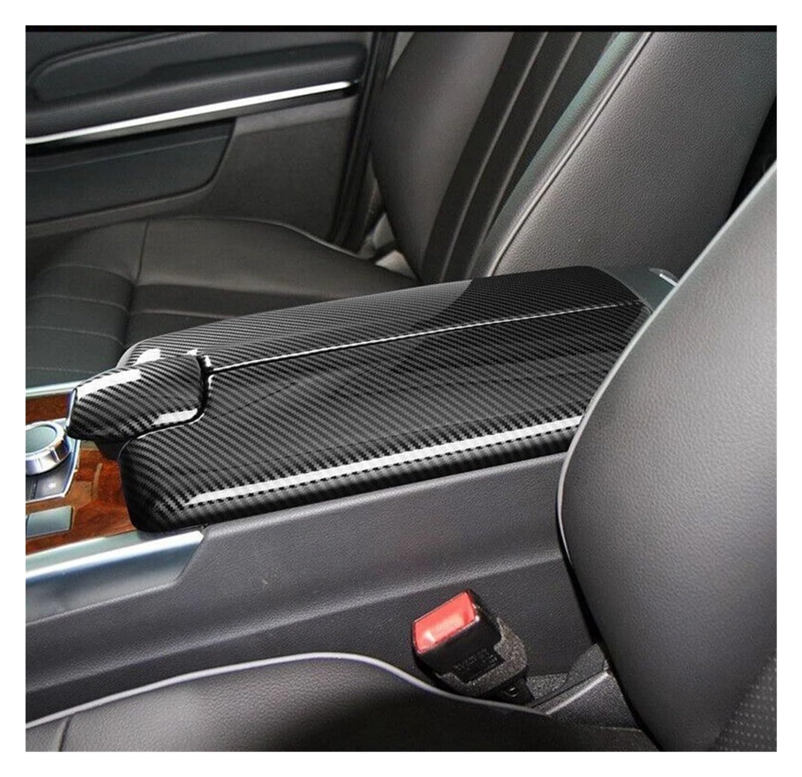 Interieur Dekor Auto Innen Zubehör Für Benz E Klasse W212 2010 2011 2012 2013 2014 2015 Carbon Fiber Center Armlehne Box Abdeckung Auto-Innendekoration von SCUASKJ