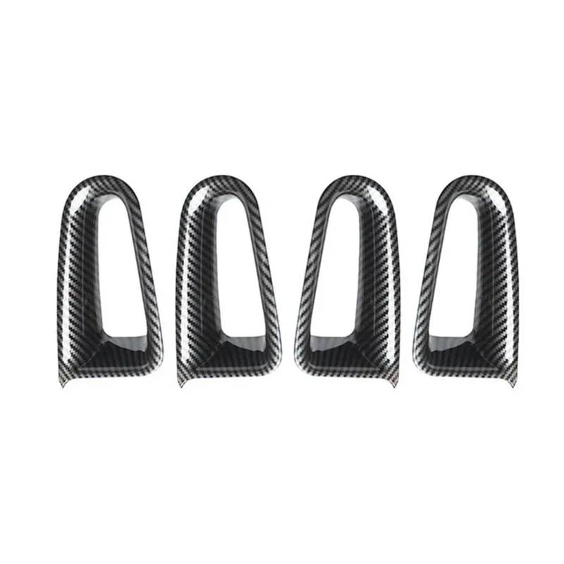 Interieur Dekor Für Benz A-Klasse W177 Für CLA C118 2019 2020 2021 Auto Carbon Fiber Texture Innen Türgriff Armlehne Rahmen Abdeckung Trim Auto-Innendekoration(A) von SCUASKJ