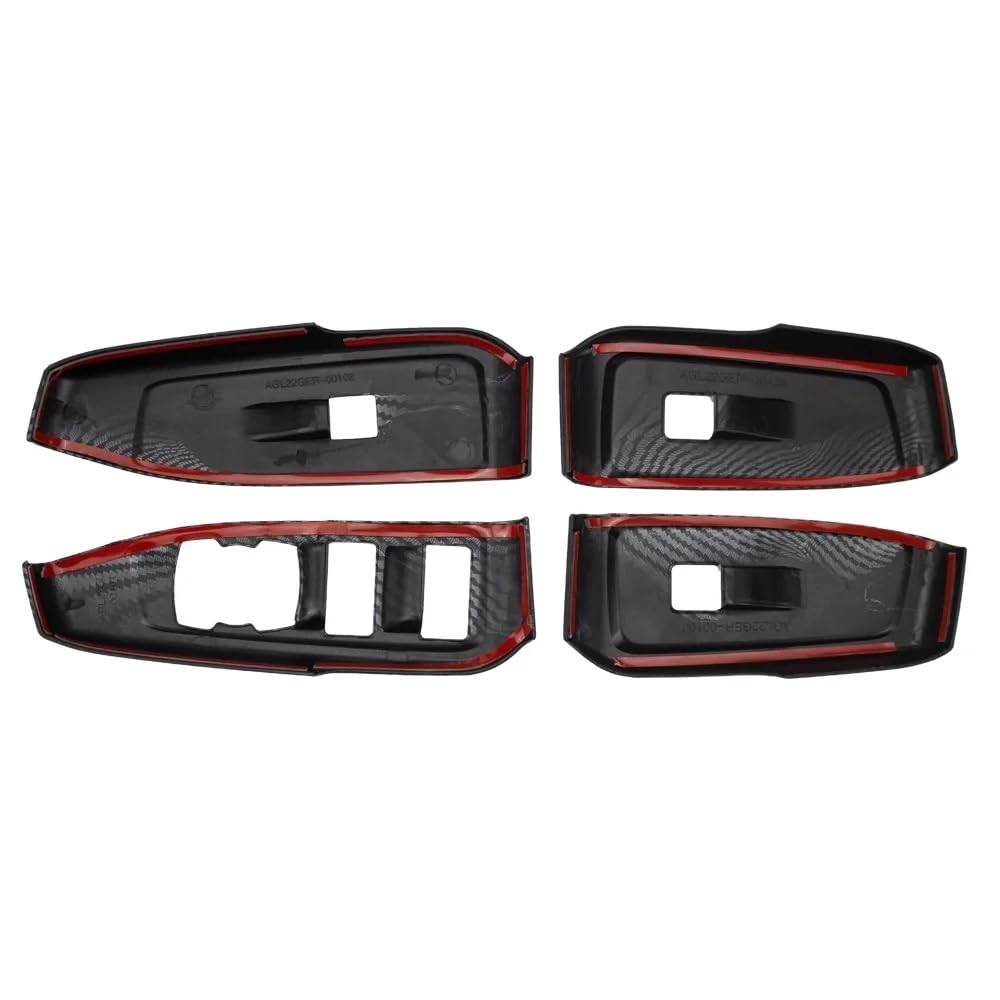 Interieur Dekor Für Für Ranger T9 2023 2024 23 24 Auto Innen Abdeckung Trim Panel Dekoration Carbon Look Auto-Innendekoration(Dashboard Vent) von SCUASKJ