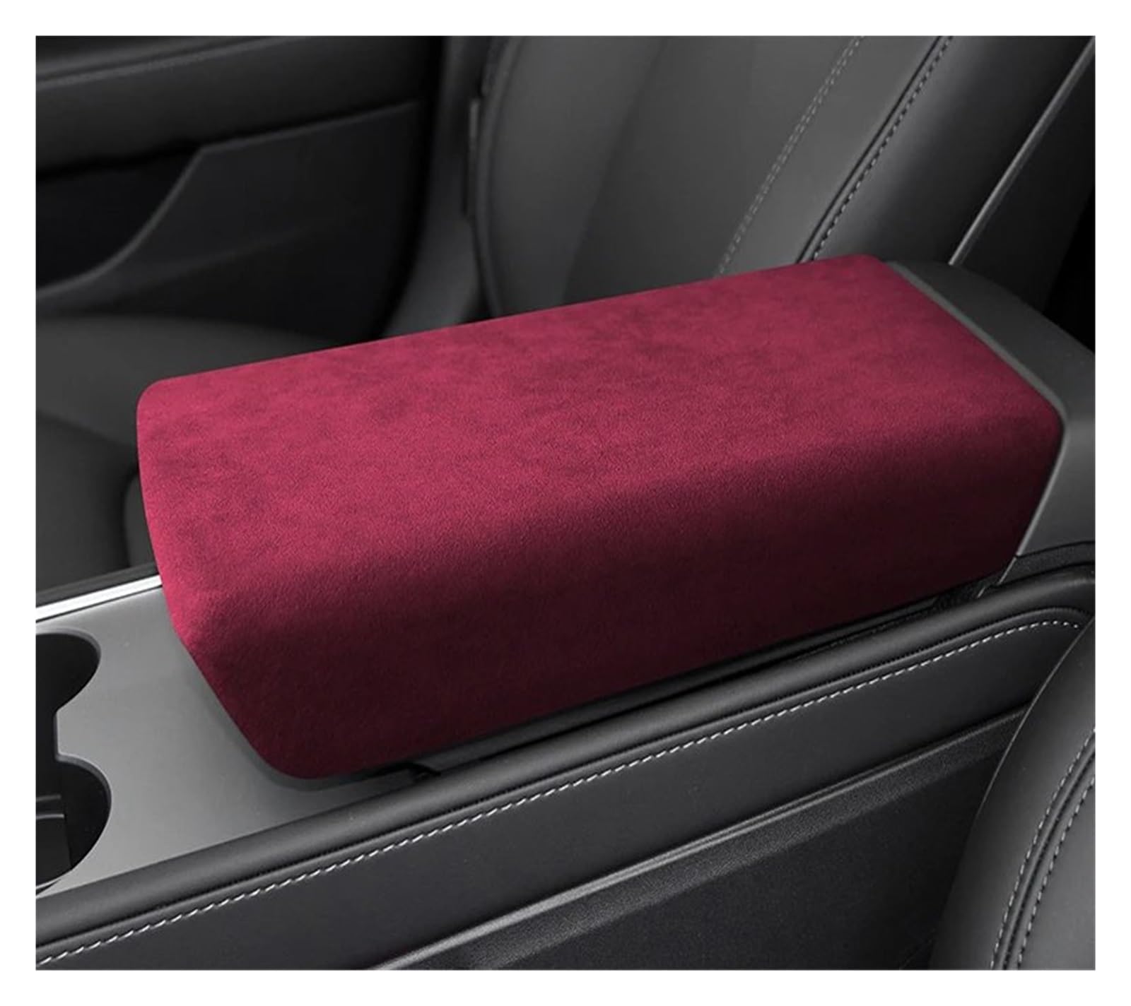 Interieur Dekor Für Tesla Für Modell 3 Für Modell Y 2018 2019 2020 2021 2022 Zentrale Armlehne Deckel Abdeckung Mantel Shell Schwarz Auto-Innendekoration(WineRed) von SCUASKJ