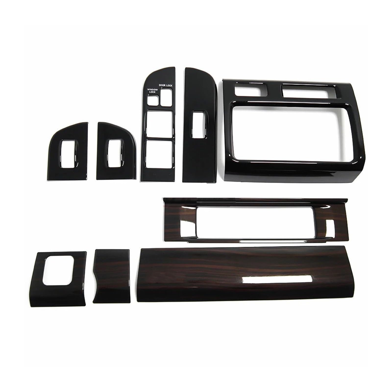 Interieur Dekor Für Toyota Für Land Für Cruiser LC70 LC76 LC79 LC78 FJ70 HZJ75 VDJ78 HZJ79 Pickup 2022 LHD RHD Auto Innen Konsole Trim Ganze Sets 70th Auto-Innendekoration(4D-RHD 2022 70th 9P) von SCUASKJ