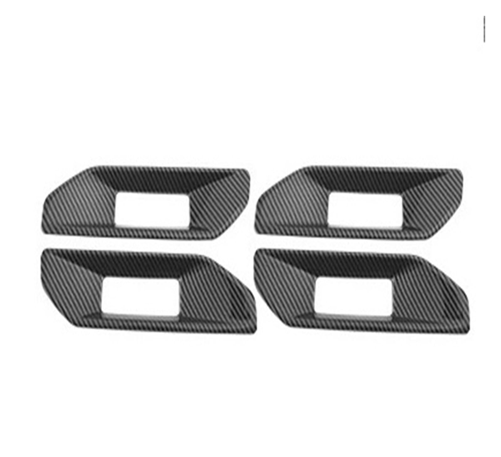 Interieur Dekor RHD LHD Verfügbar Für Für Ranger Für Wildtrak T9 2022 2023 2024 Carbon Fiber Overlay Interiors Trim Moulding Panel Abdeckung Auto-Innendekoration(Door Inner Handle) von SCUASKJ