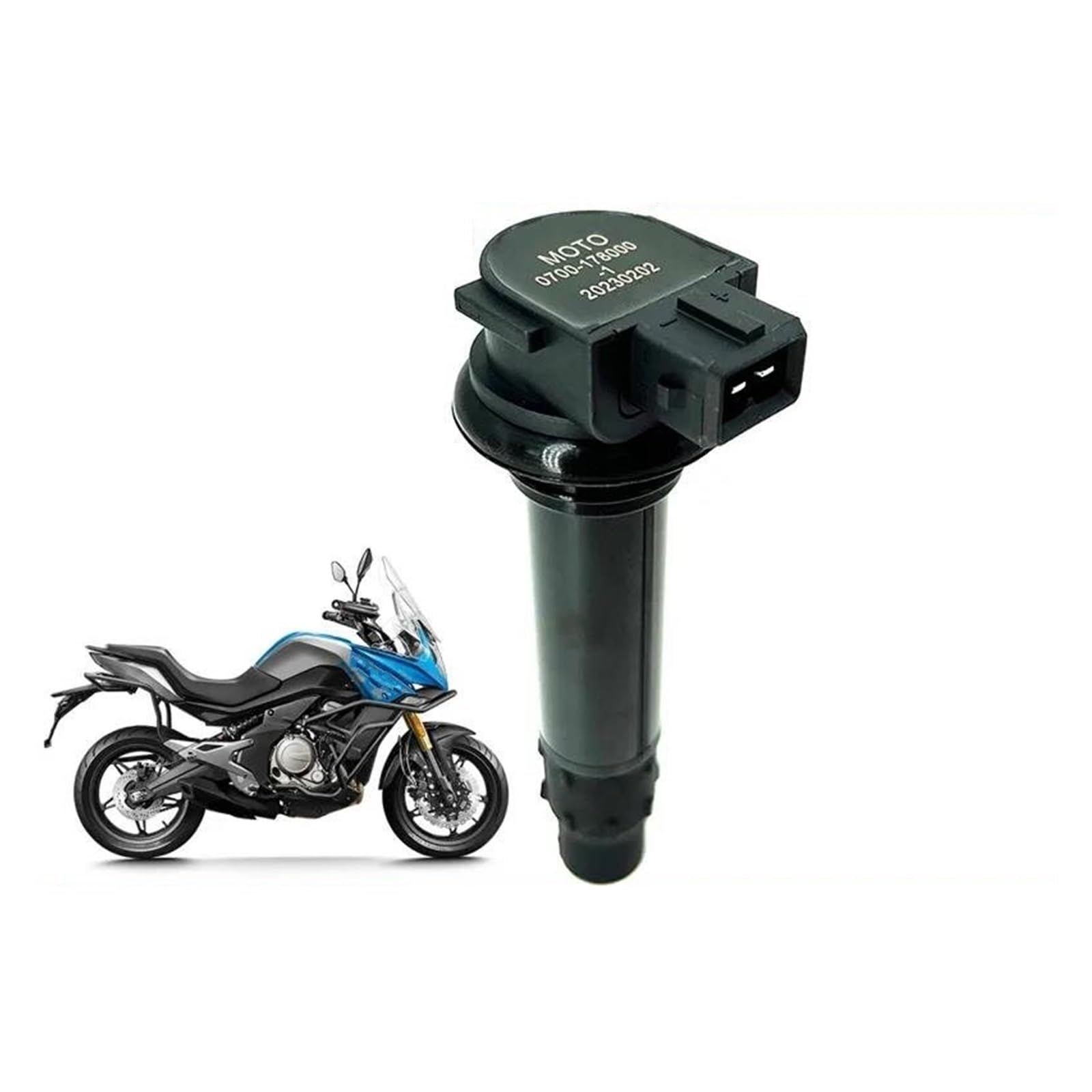 Motorrad-Zündspule 1PCS CF650 Für CFMOTO Zündspule 0700-178000 CF400 650NK CF650 400GT CF500 650MT CF700 Zündspule(2St) von SCUASKJ