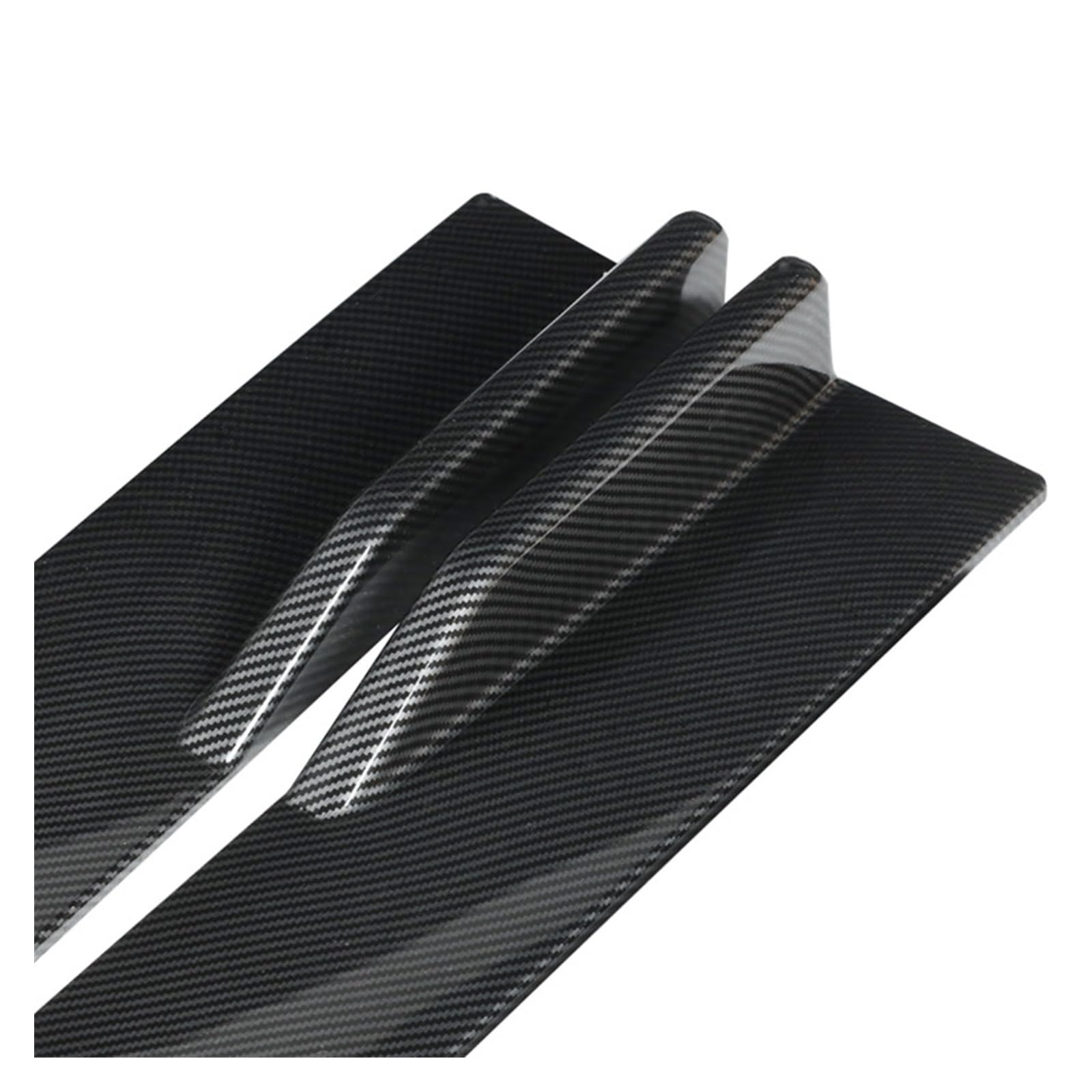 Schweller Reparaturblech Winglet Diffusor 2,2 M Für LEXUS ES300h IS200T Alle Modelle Seitenschweller Verlängerung Kipphebel Lippensplitter Diffusor Winglet-Flügel(Kohlefaser-Optik) von SCUASKJ