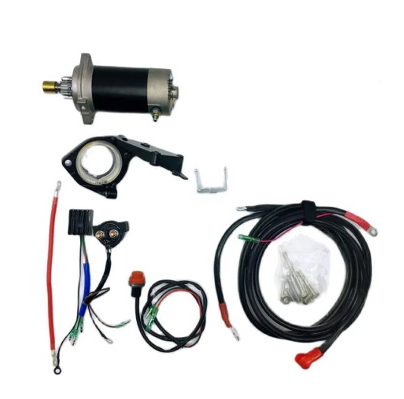 T30 Elektrostarter-Kit Für F30hmhs/L Für Hwl Für Mhl 2-Takt 496cc T25 E30 30hp 25hp Außenbord-Startermotor Schwungrad Ladespule Starter/Anlasser Starter Motor(No flywheel Coil) von SCUASKJ