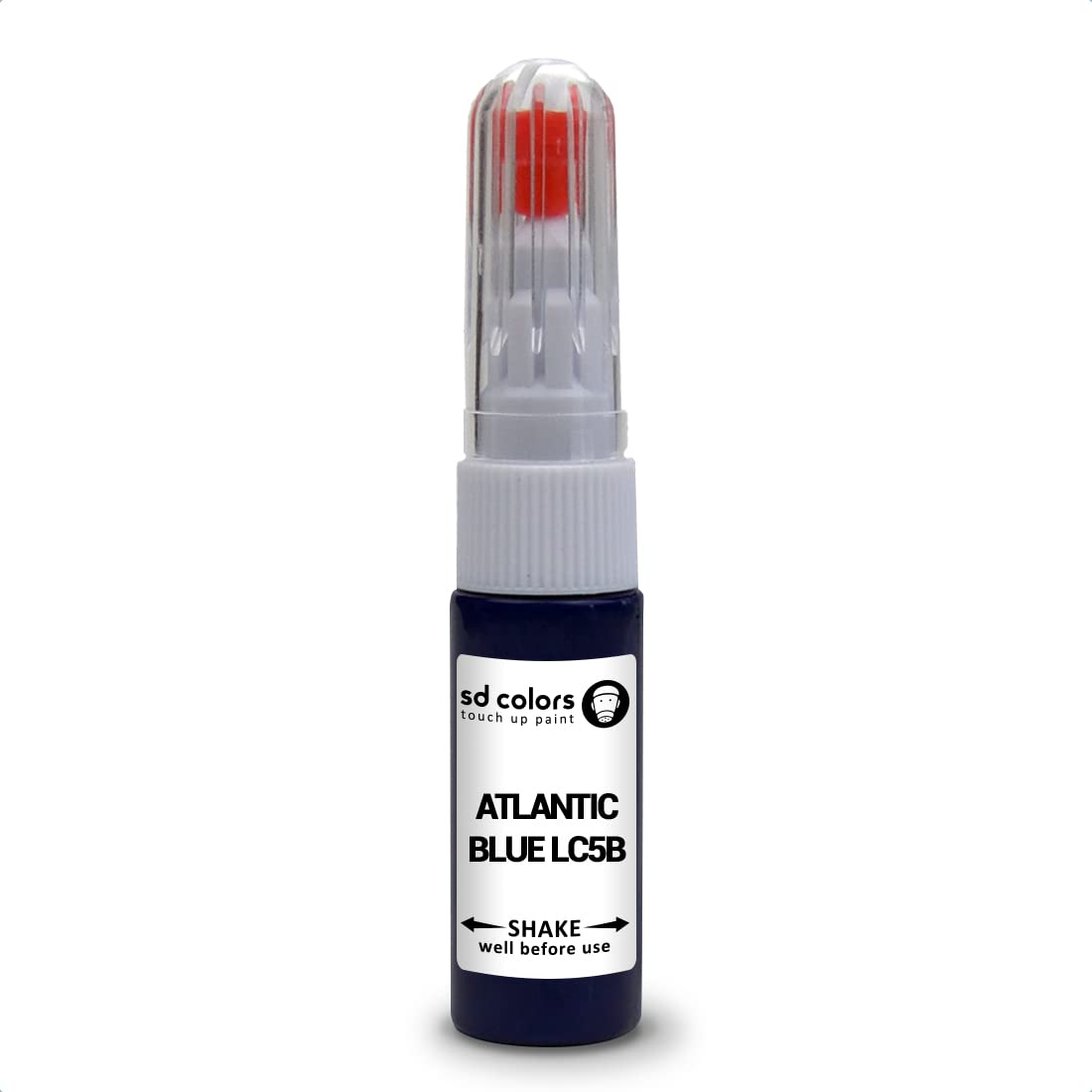 SD COLORS Atlantblau LC5B Reparaturset für VW/Audi Lackstifte, 20 ML, Farbcode LC5B, Atlantblau von SD COLORS