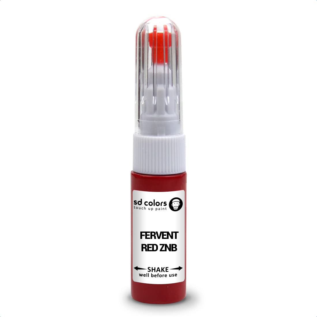 SD COLORS Fervent Red ZNB Reparaturset, kompatibel mit Suzuki, Reparaturset, 20 ML, für Kratzer, Chip, Farbcode ZNB Fervent Red von SD COLORS