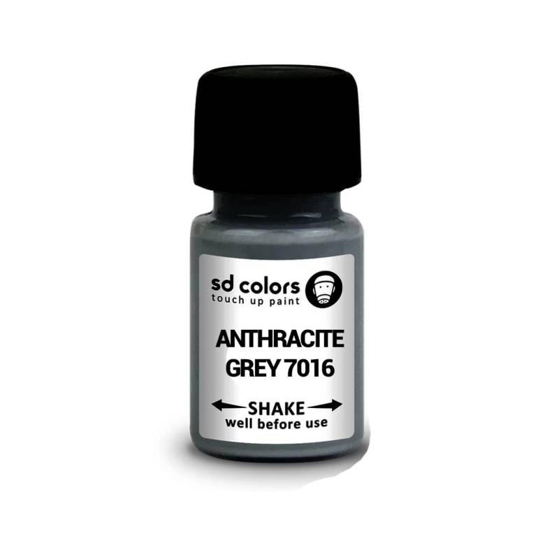 SD COLORS LACKSTIFT RAL 7016 ANTHRAZITGRAU Ausbesserungslack, 15 ml Farbe Holz Metall Möbel Auto Bad Retuschierlack von SD COLORS