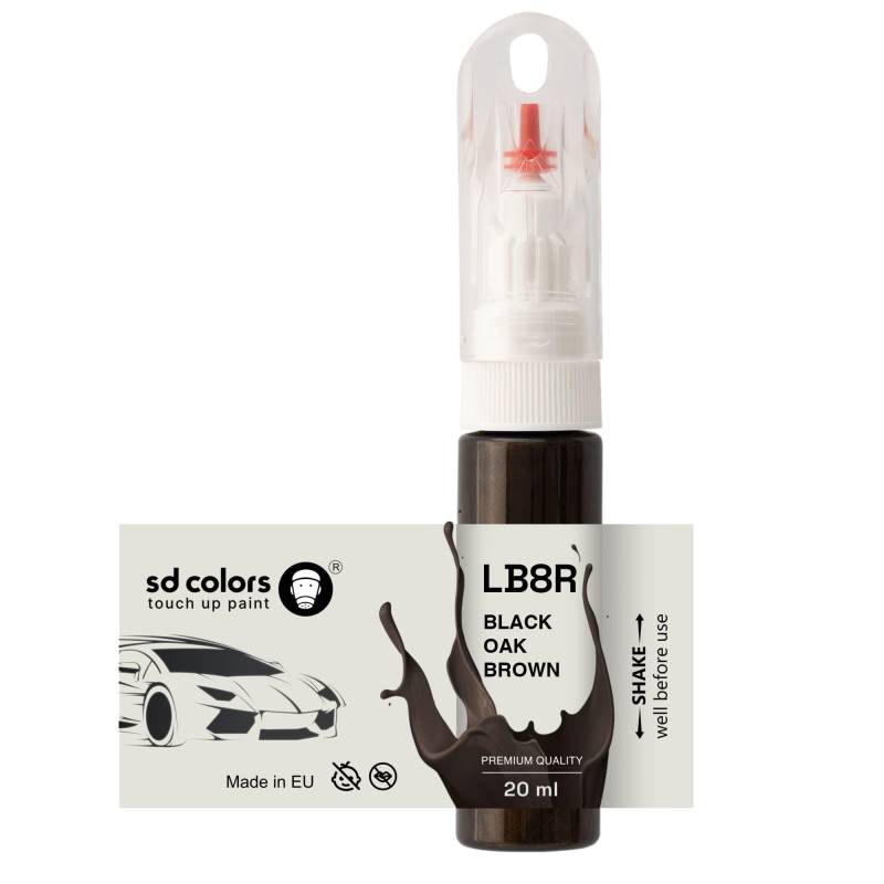 SD COLORS LB8R Ausbesserungslack, 20 ML, praktischer Pinsel zur Reparatur von Kratzern von SD COLORS