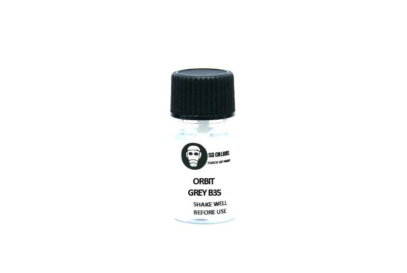 SD COLORS Orbit Grey B35 Lackstift für Leichtmetallräder, Reparatur-Set, 15 ML, Pinsel für Kratzer von SD COLORS