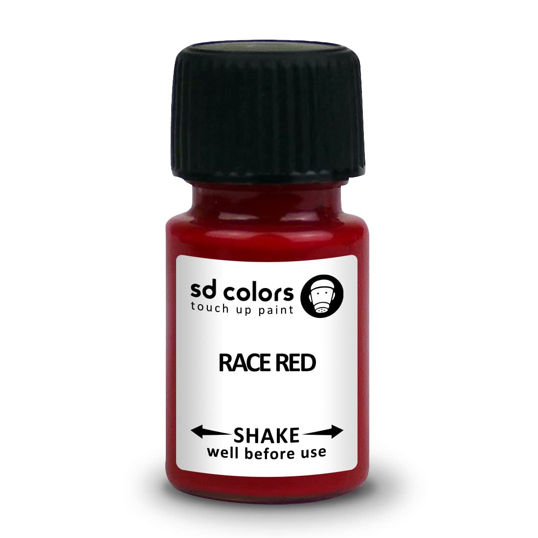 SD COLORS Race Red Lackreparaturfarbe, 15 ML, Reparatur-Pinsel von SD COLORS