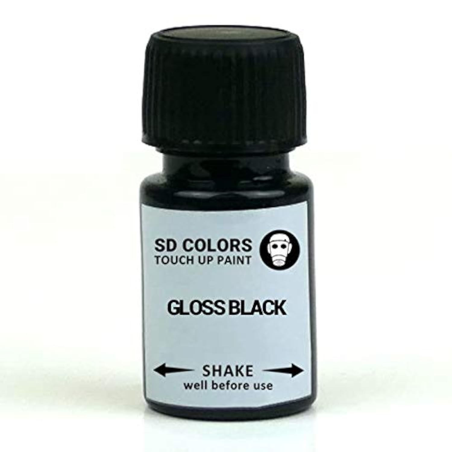 SD COLORS Reparatur-Set für Alufelgen, glänzend, 15 ML, für schwarze glänzende Alufelgen von SD COLORS